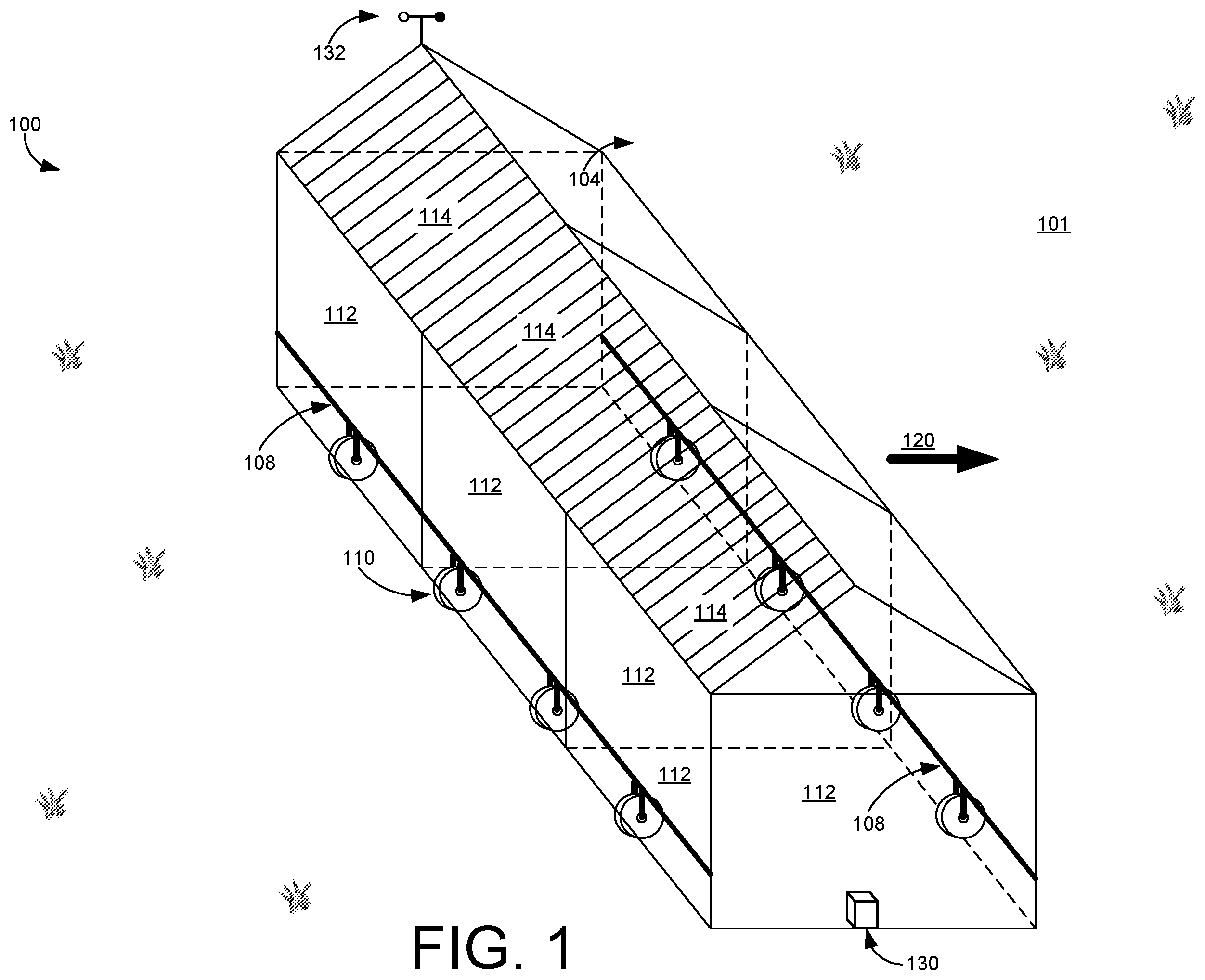 Patent US12599109 Figure 1 – Dually drive wheel assembly