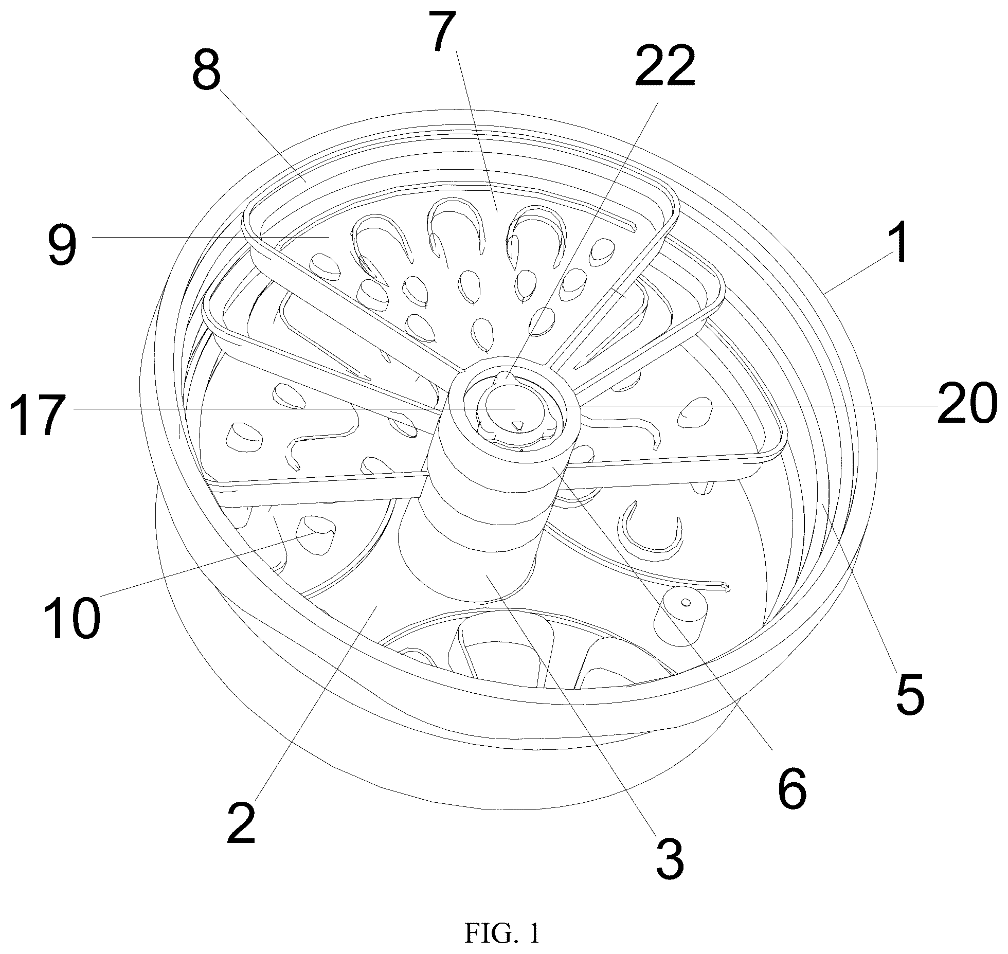 Patent US12599110 Figure 1 – Slow feeder