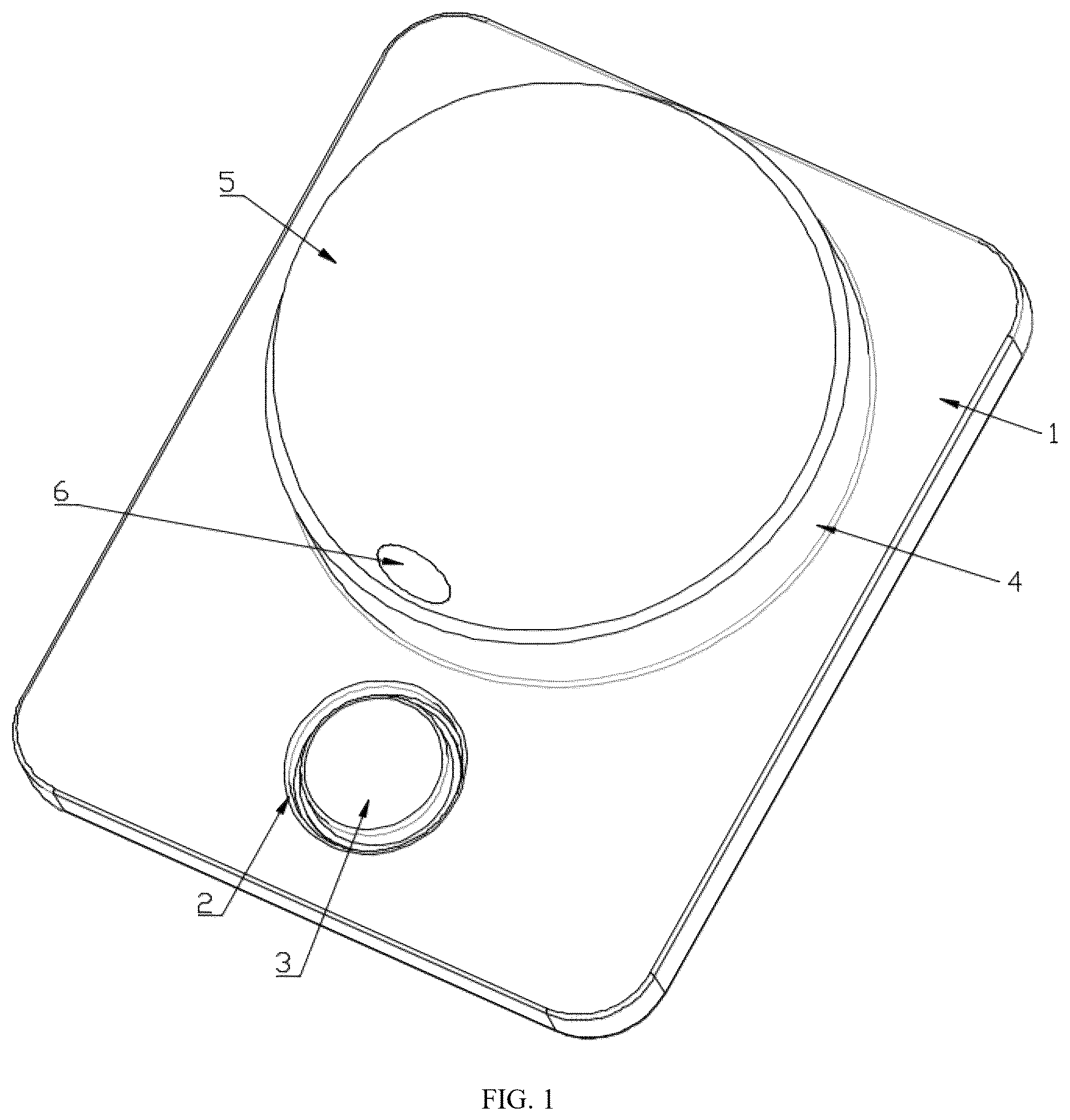 Patent US12599111 Figure 1 – Device for rotatably throwing pet food