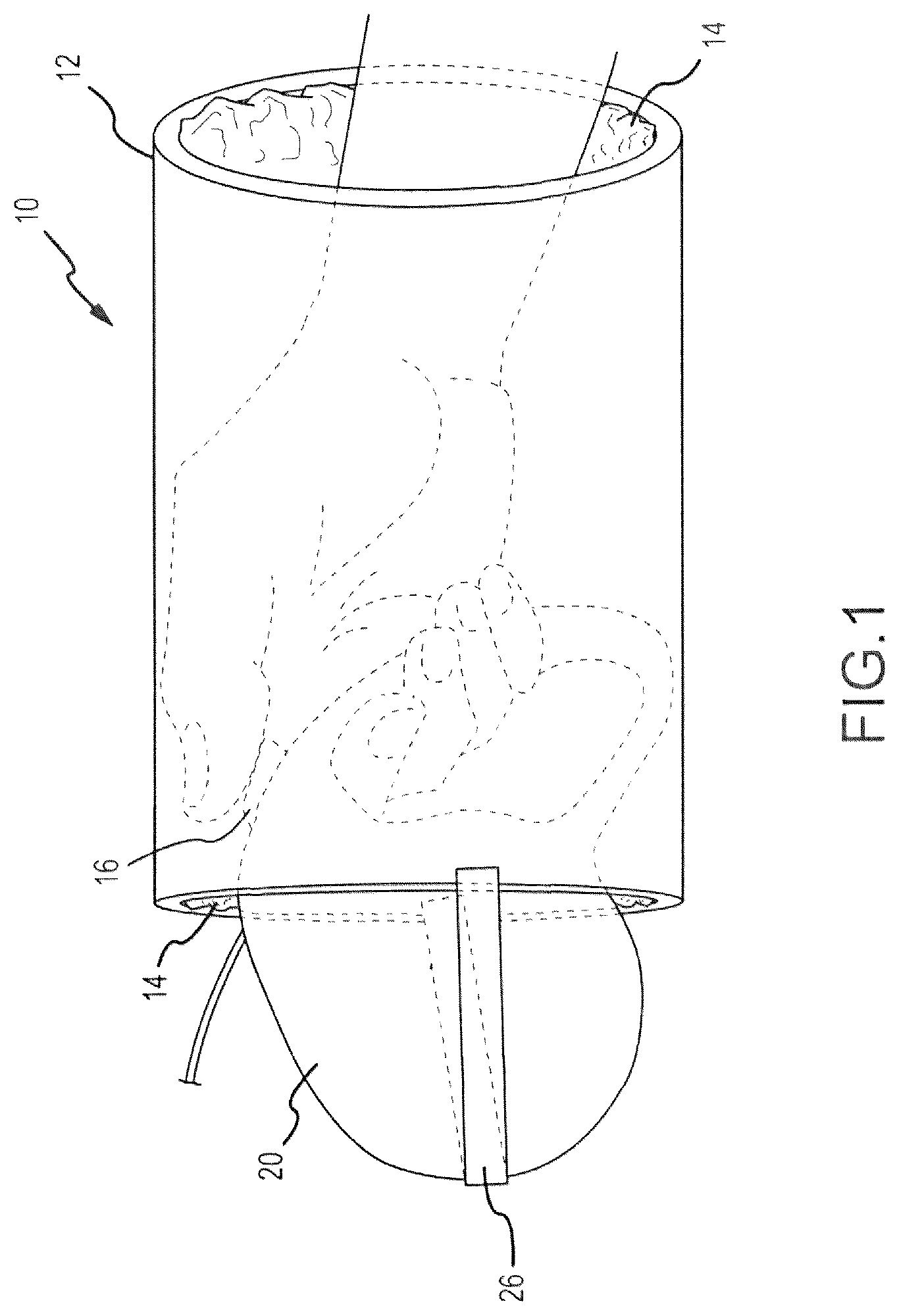 Patent US12599114 Figure 1 – Cover for a retractable dog leash