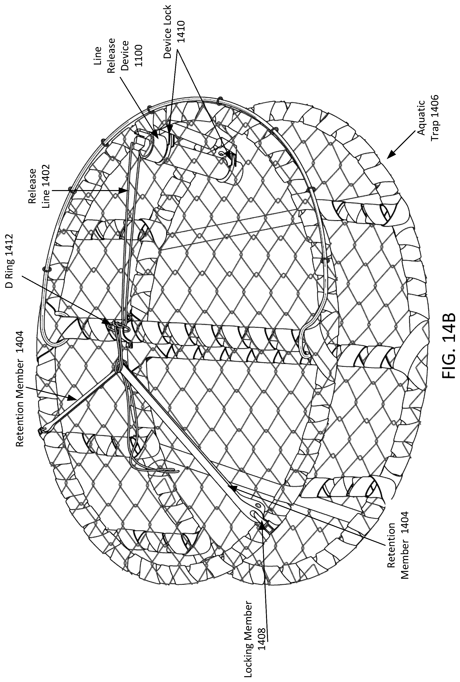 Patent US12599118 Figure 18 – Systems and methods of acoustic release aquatic trap