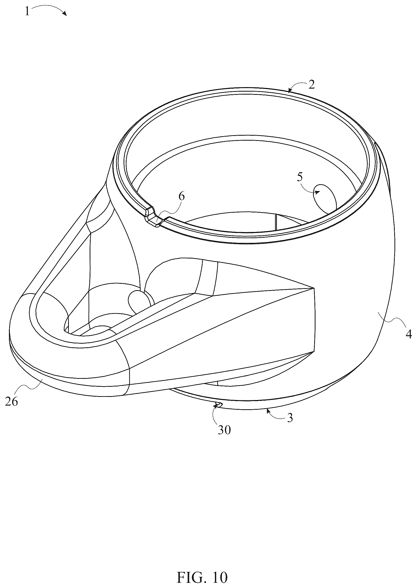 Patent US12599121 Figure 10 – Fishing line to lure connector