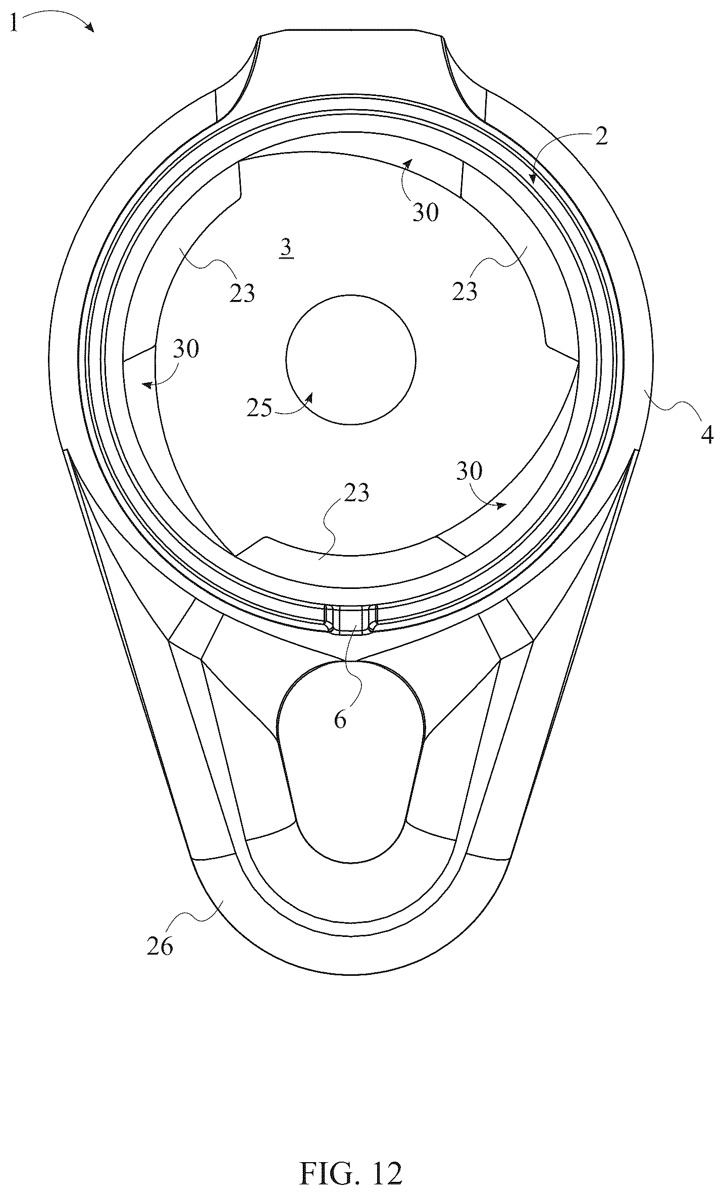 Patent US12599121 Figure 12 – Fishing line to lure connector