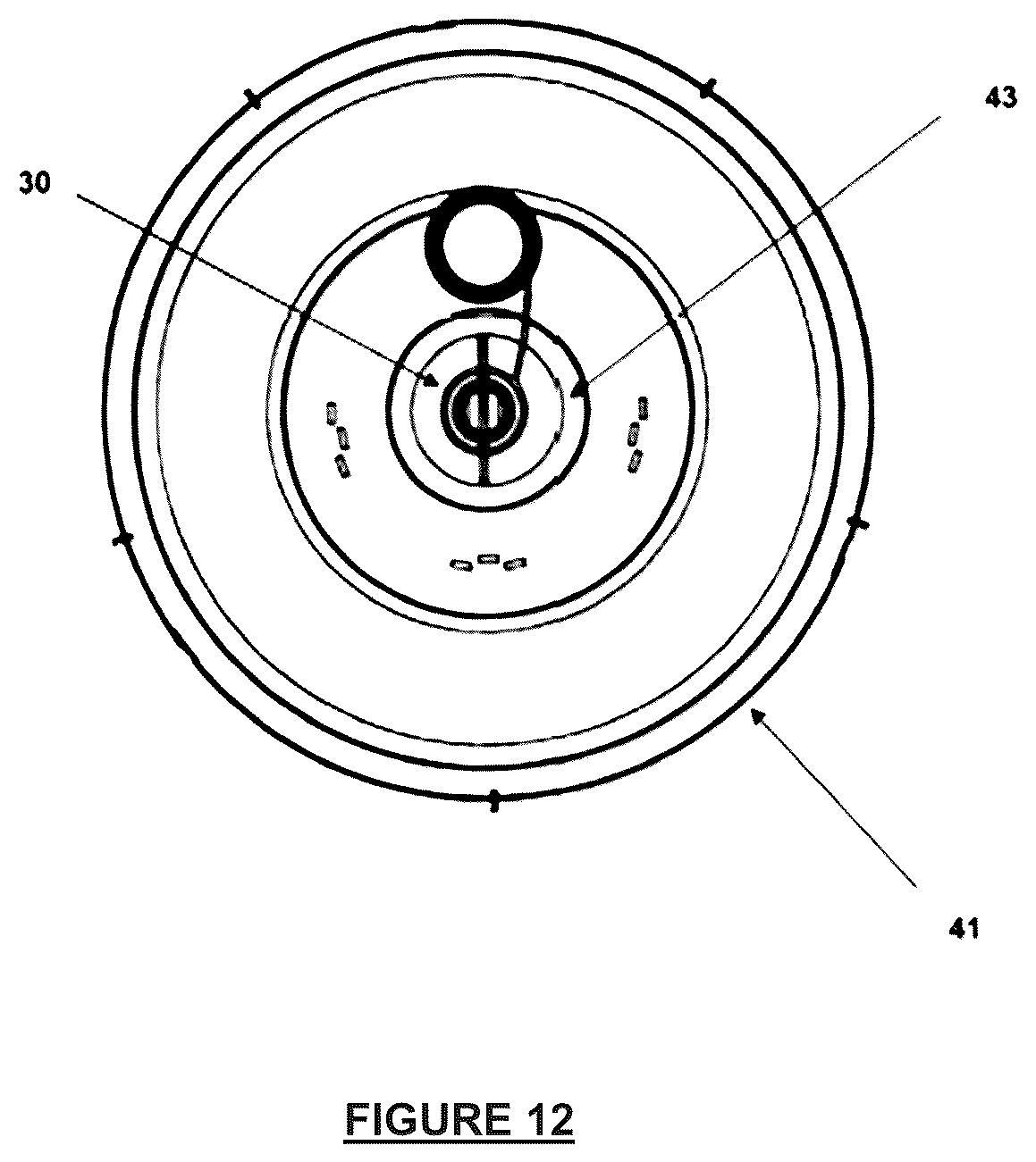 Patent US12599122 Figure 8 – Rotating support for insect trap