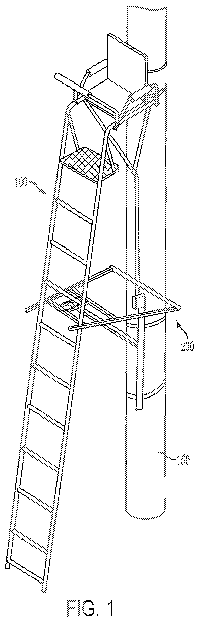Patent US12599125 — Safety rail — Figure 1