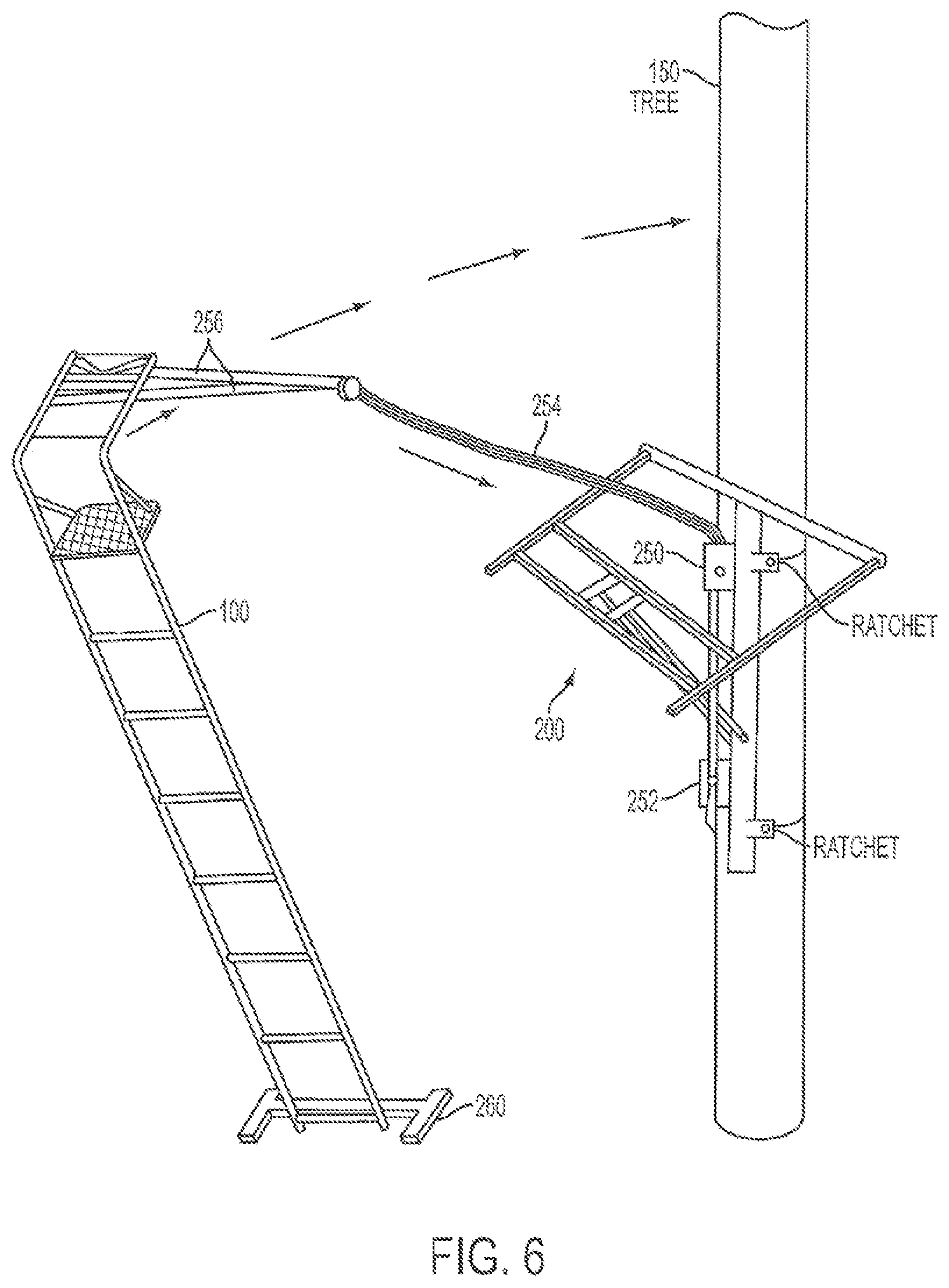 Patent US12599125 Figure 6 – Safety rail