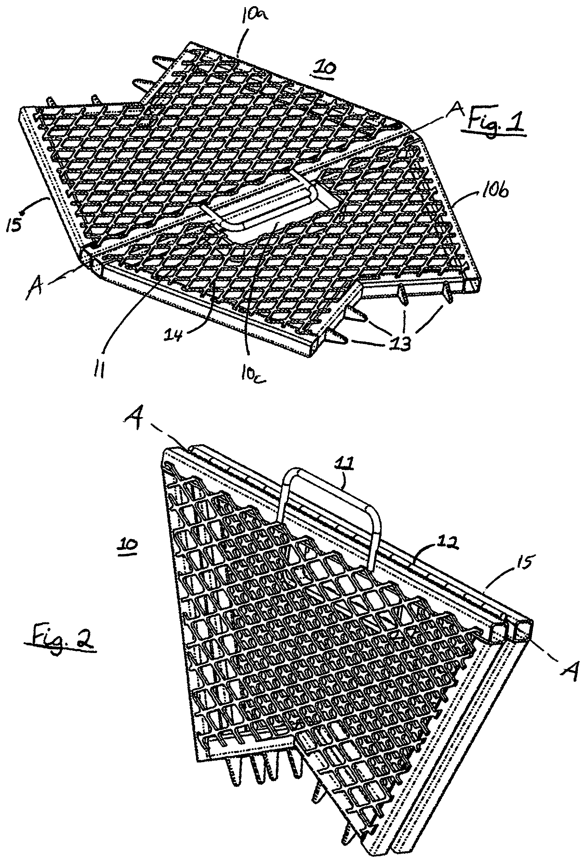Patent US12599126 Figure 1 – Foldable tree stand