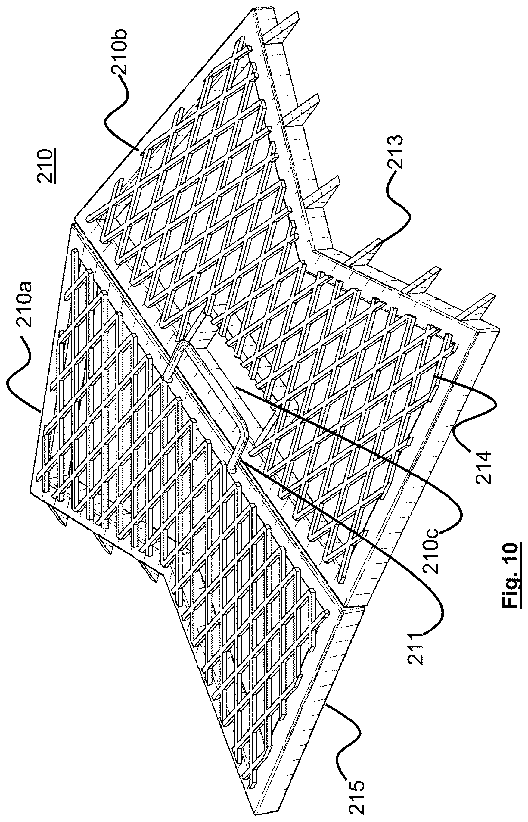 Patent US12599126 Figure 6 – Foldable tree stand