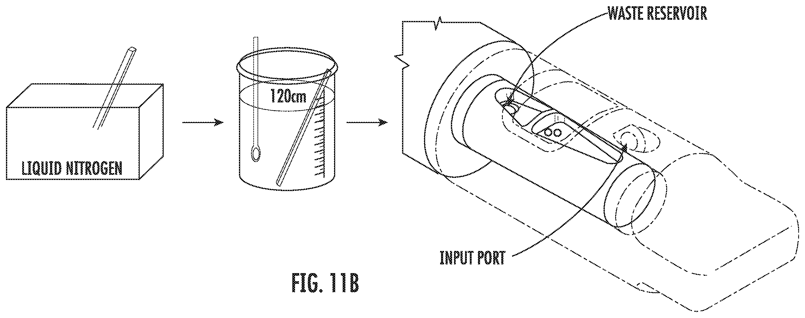 Patent US12599127 Figure 11 – Vitrification device and method for preparing sample