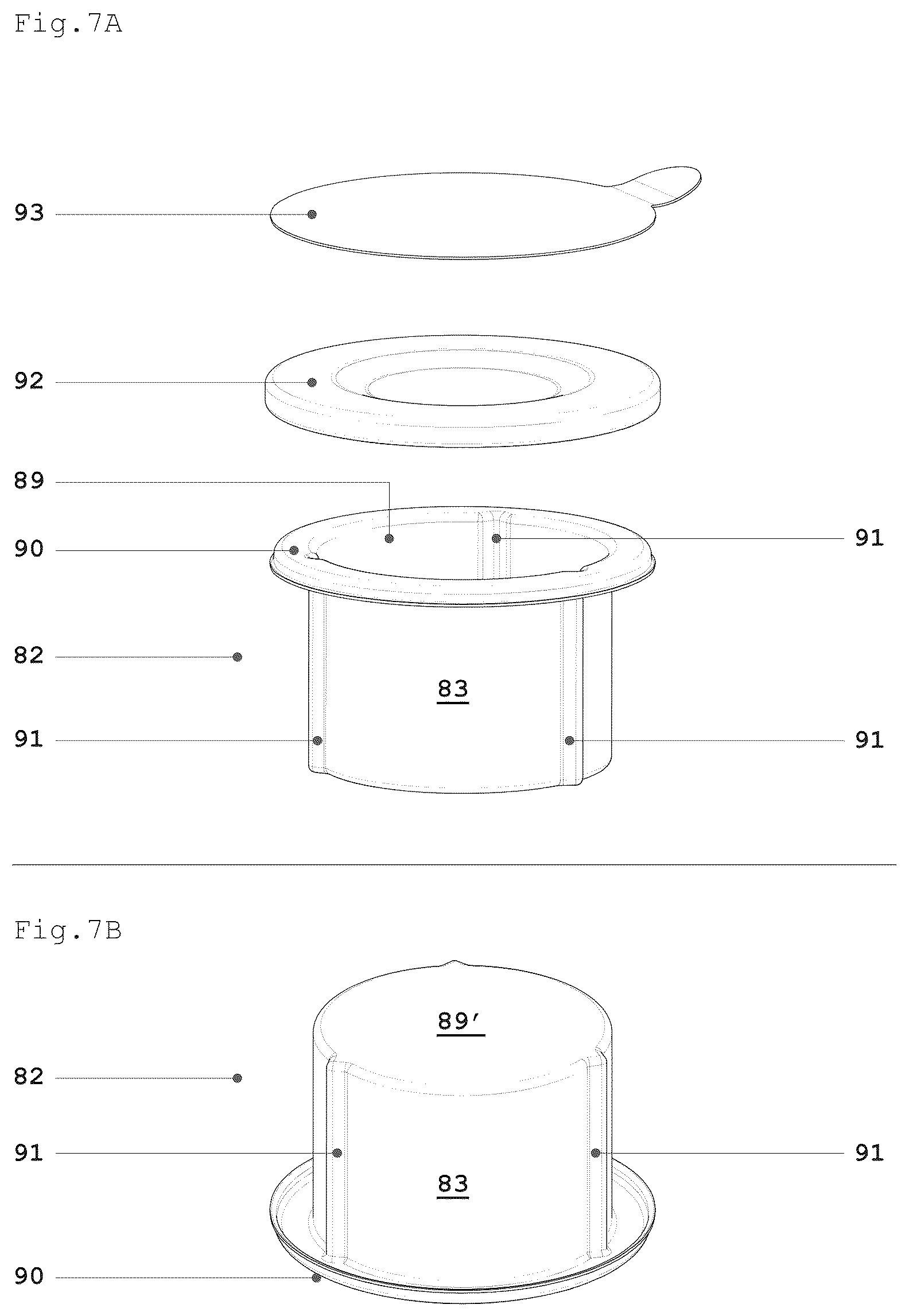 Patent US12599148 Figure 8 – Semi-automatic machine for crushing and for collecting outside frozen food substances for a subsequent food use of said food substances