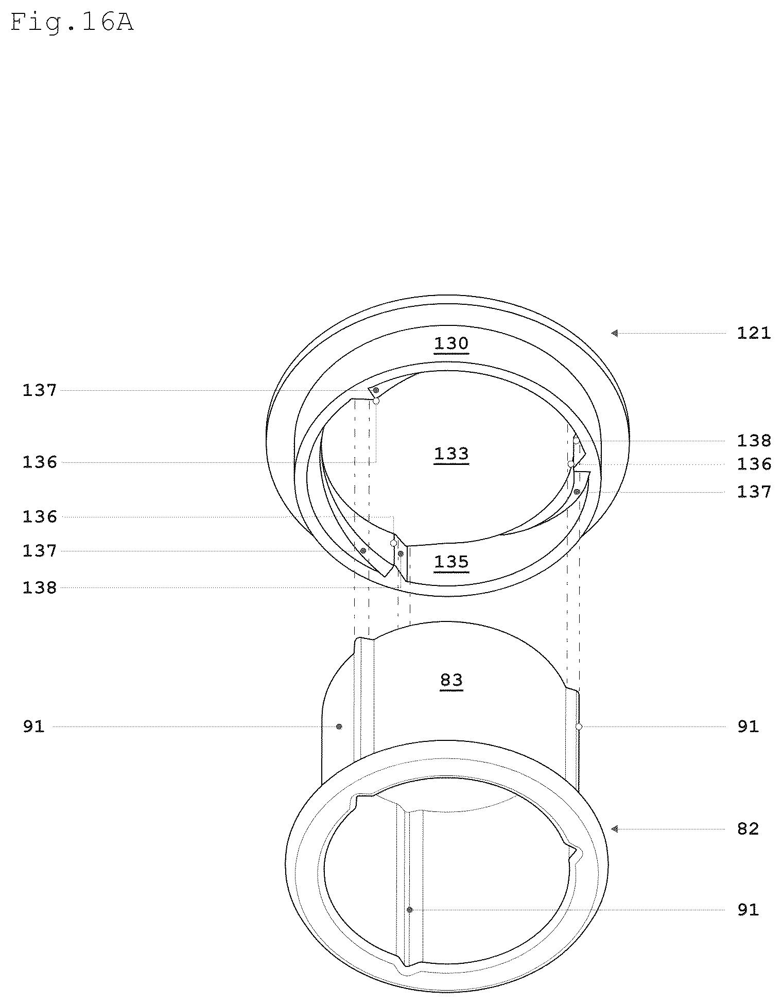 Patent US12599148 Figure 18 – Semi-automatic machine for crushing and for collecting outside frozen food substances for a subsequent food use of said food substances