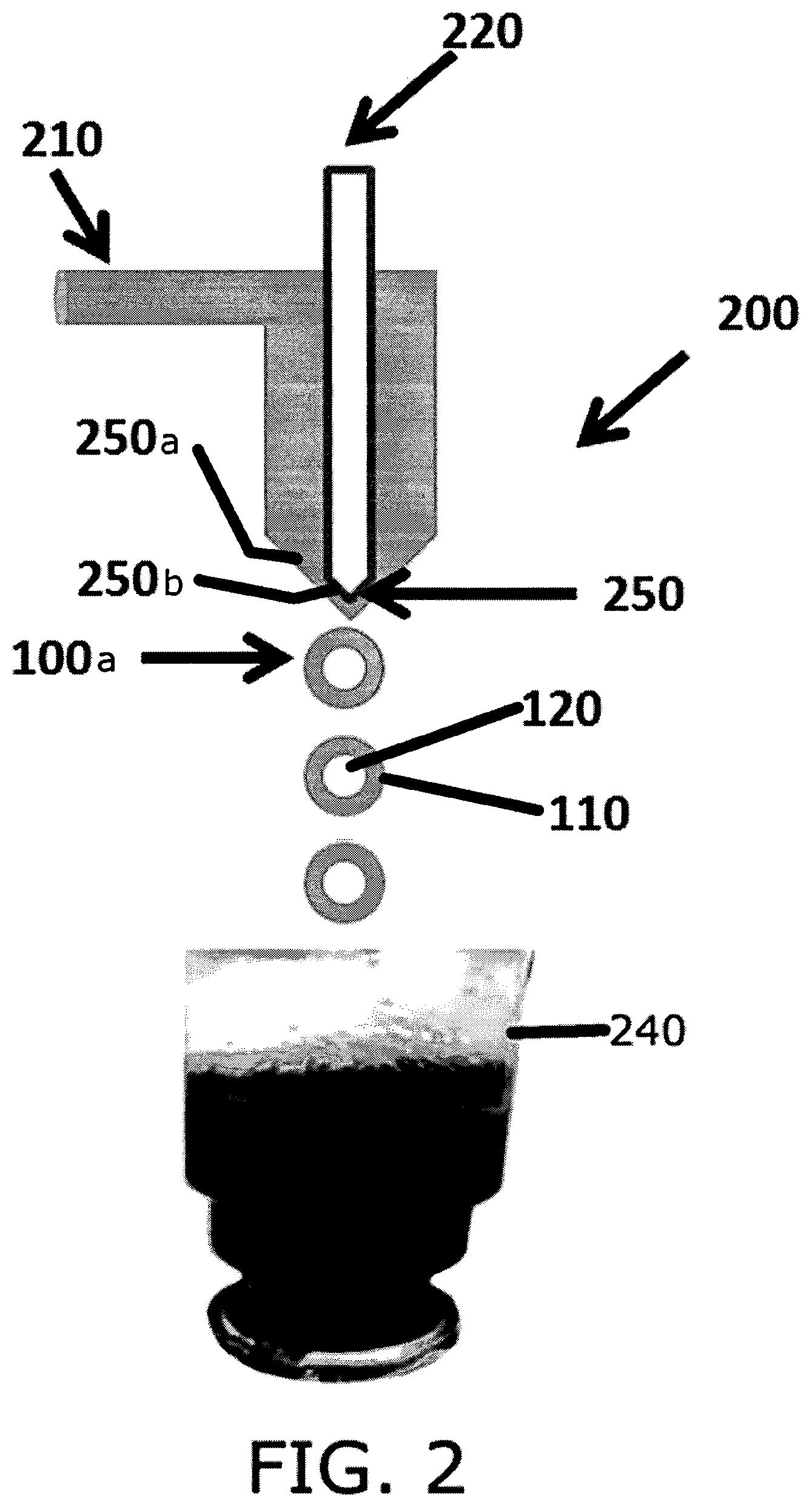 Patent US12599162 Figure 2 – Breakable capsules and methods of forming thereof