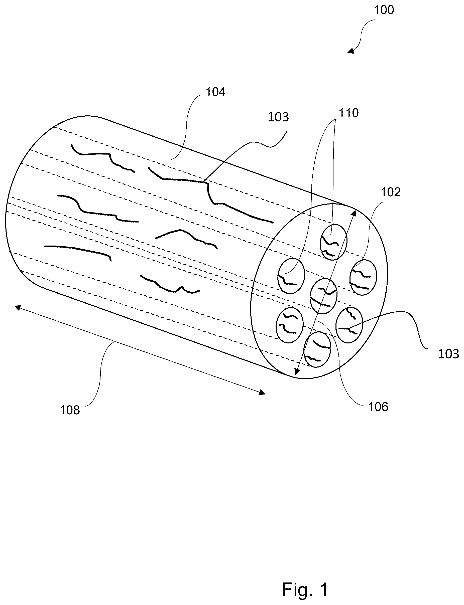 Patent US12599164 Figure 1 – Aerosol-generating article comprising an aerosol-cooling element