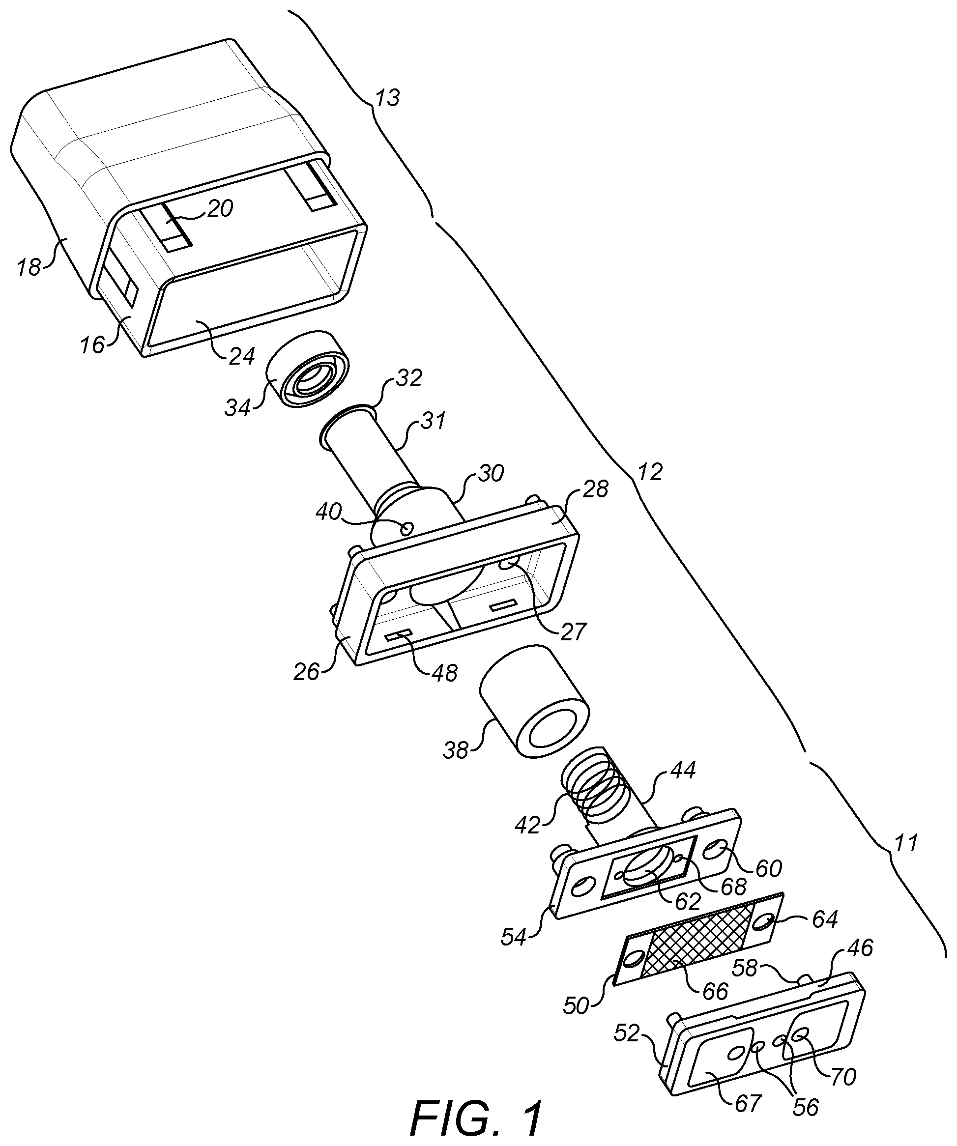 Patent US12599170 Figure 1 – Cartridge for a vapour generating system