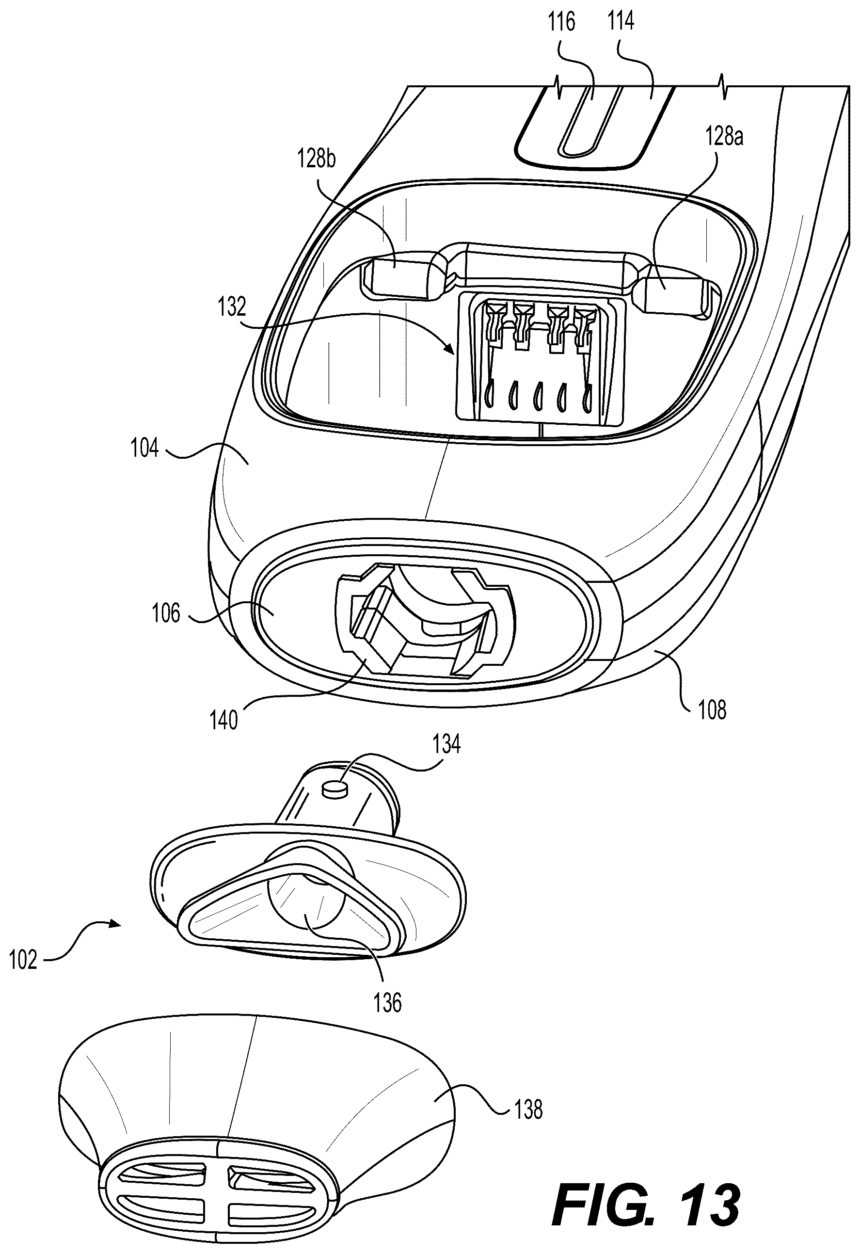 Patent US12599172 Figure 13 – Nicotine pod assemblies and nicotine e-vaping devices