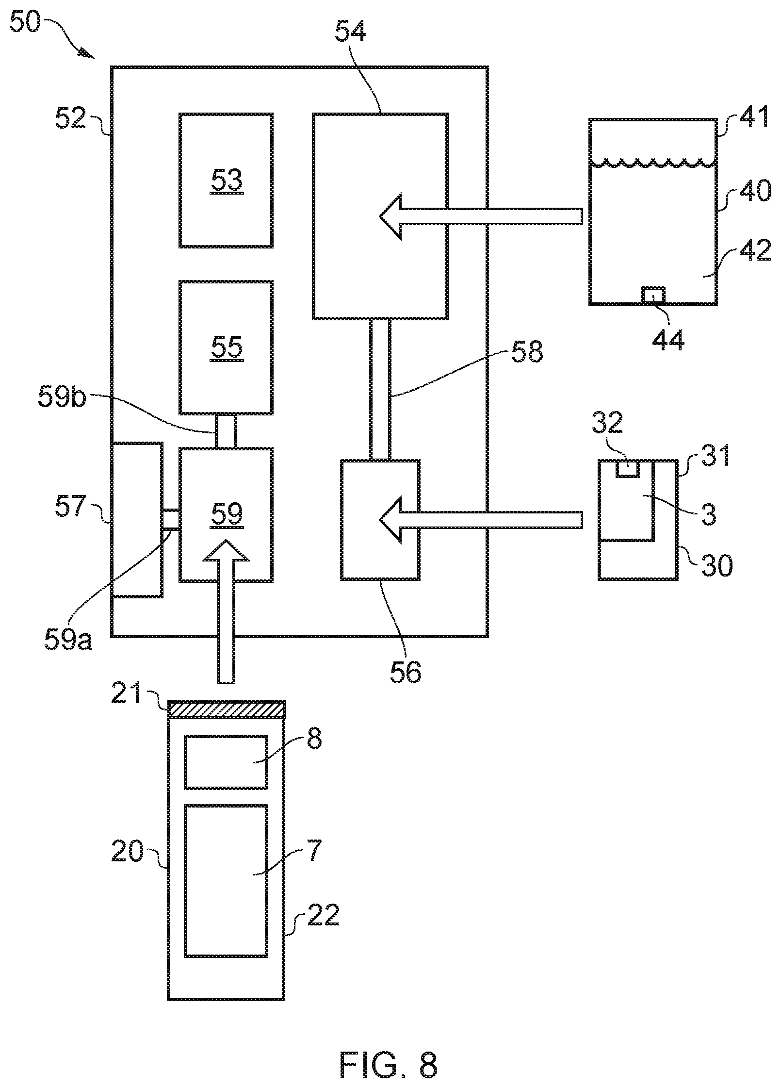 Patent US12599173 Figure 5 – Refilling apparatus