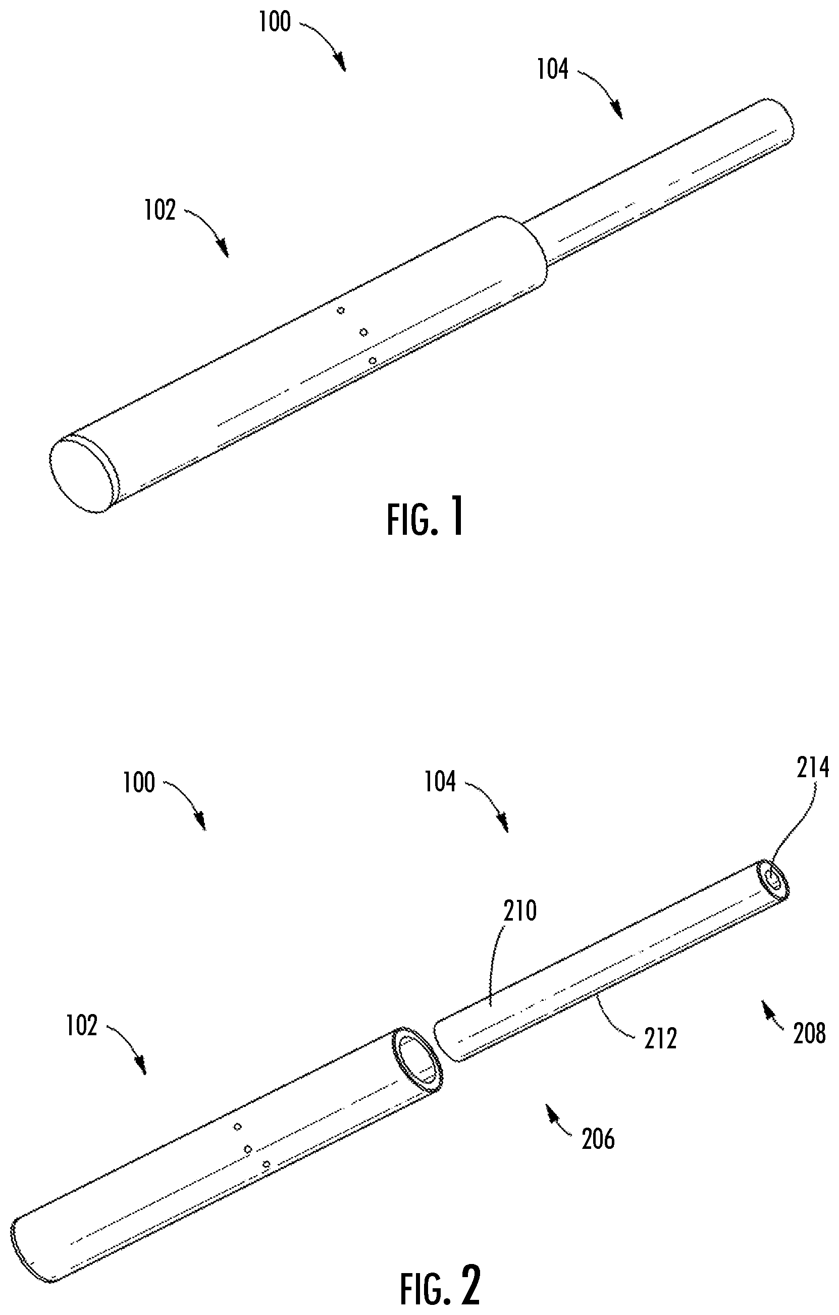 Patent US12599174 Figure 1 – Control component for segmented heating in an aerosol delivery device