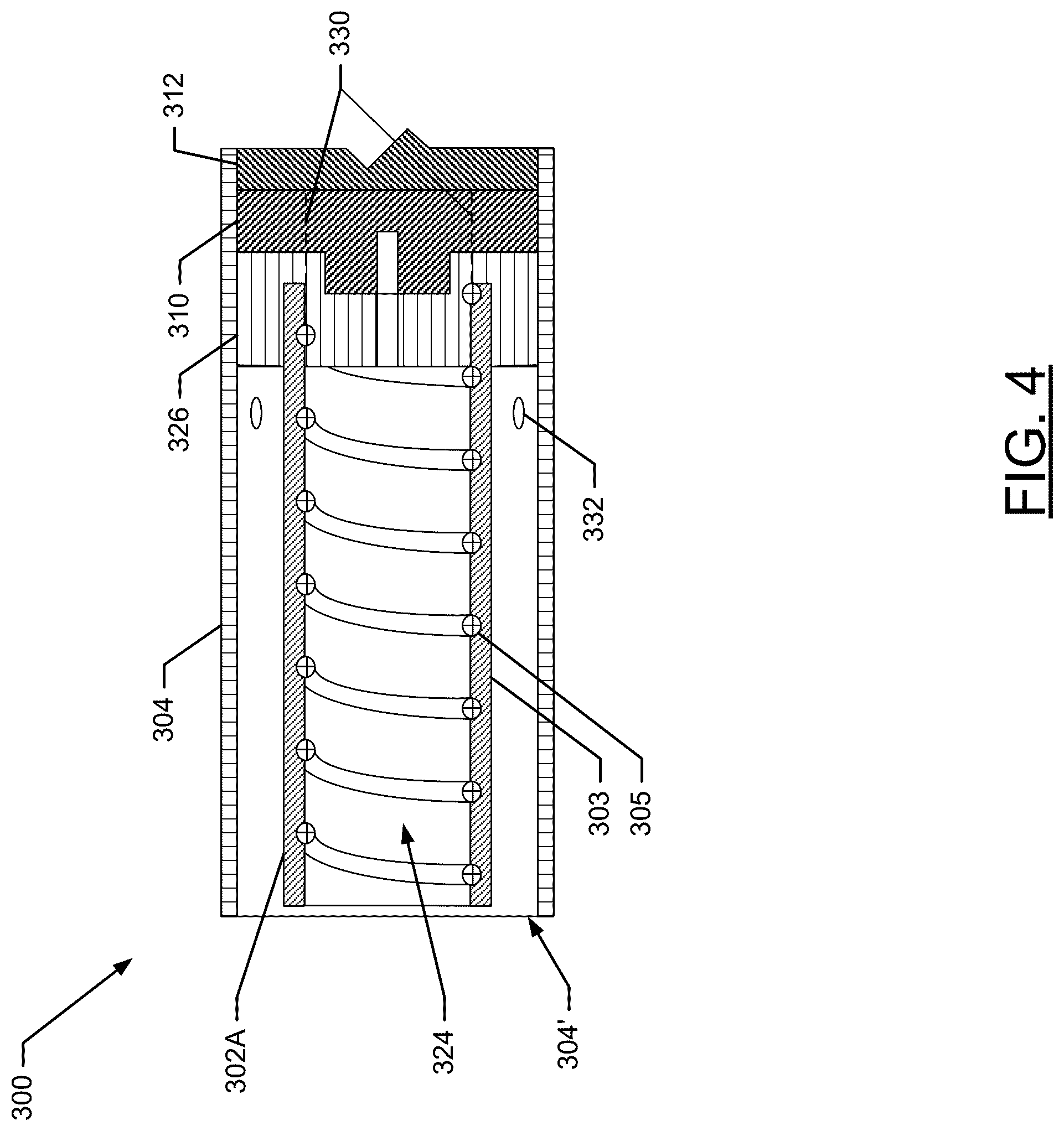 Patent US12599176 Figure 4 – Aerosol delivery device including a wirelessly-heated atomizer and related method