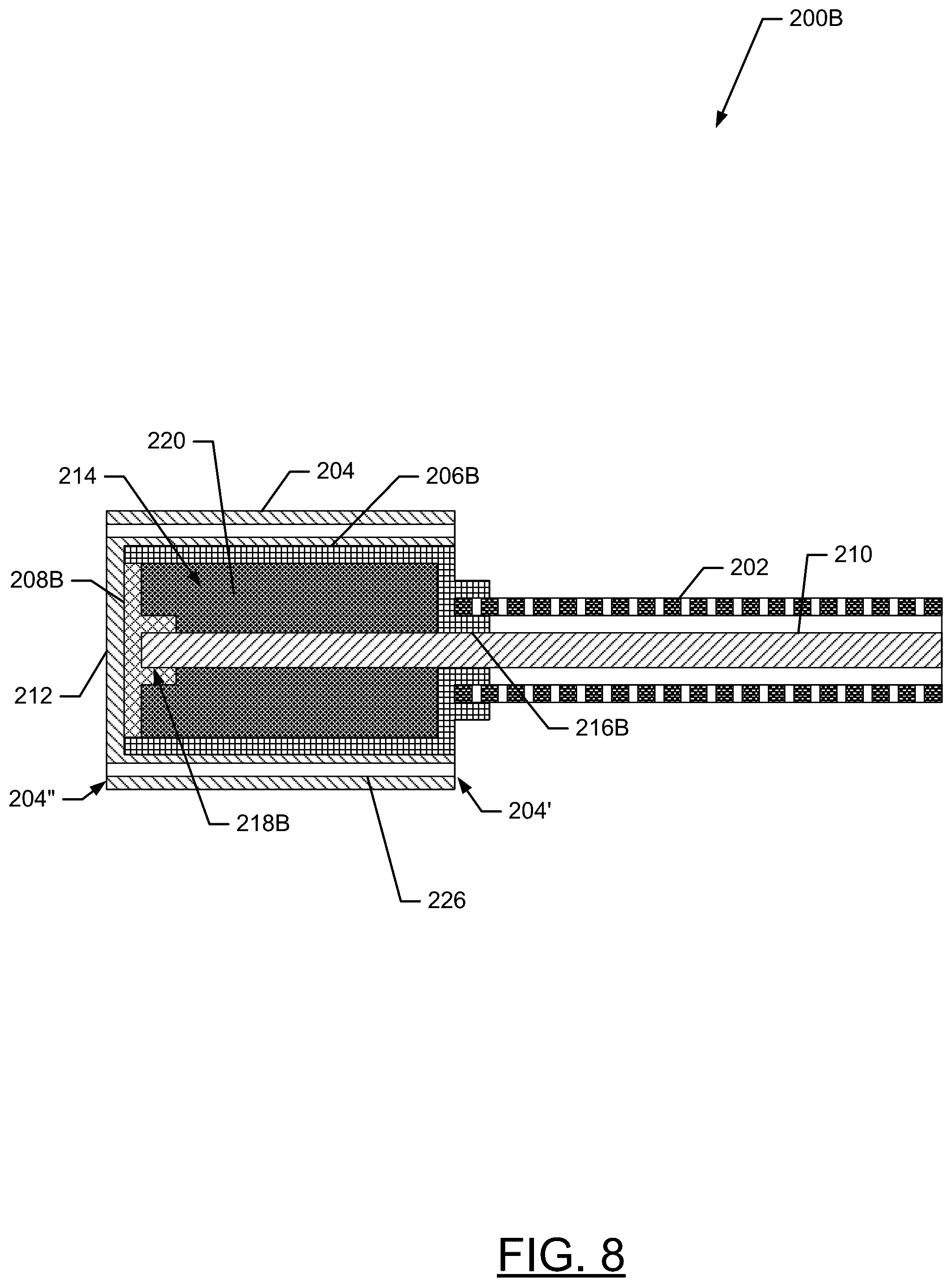 Patent US12599176 Figure 8 – Aerosol delivery device including a wirelessly-heated atomizer and related method
