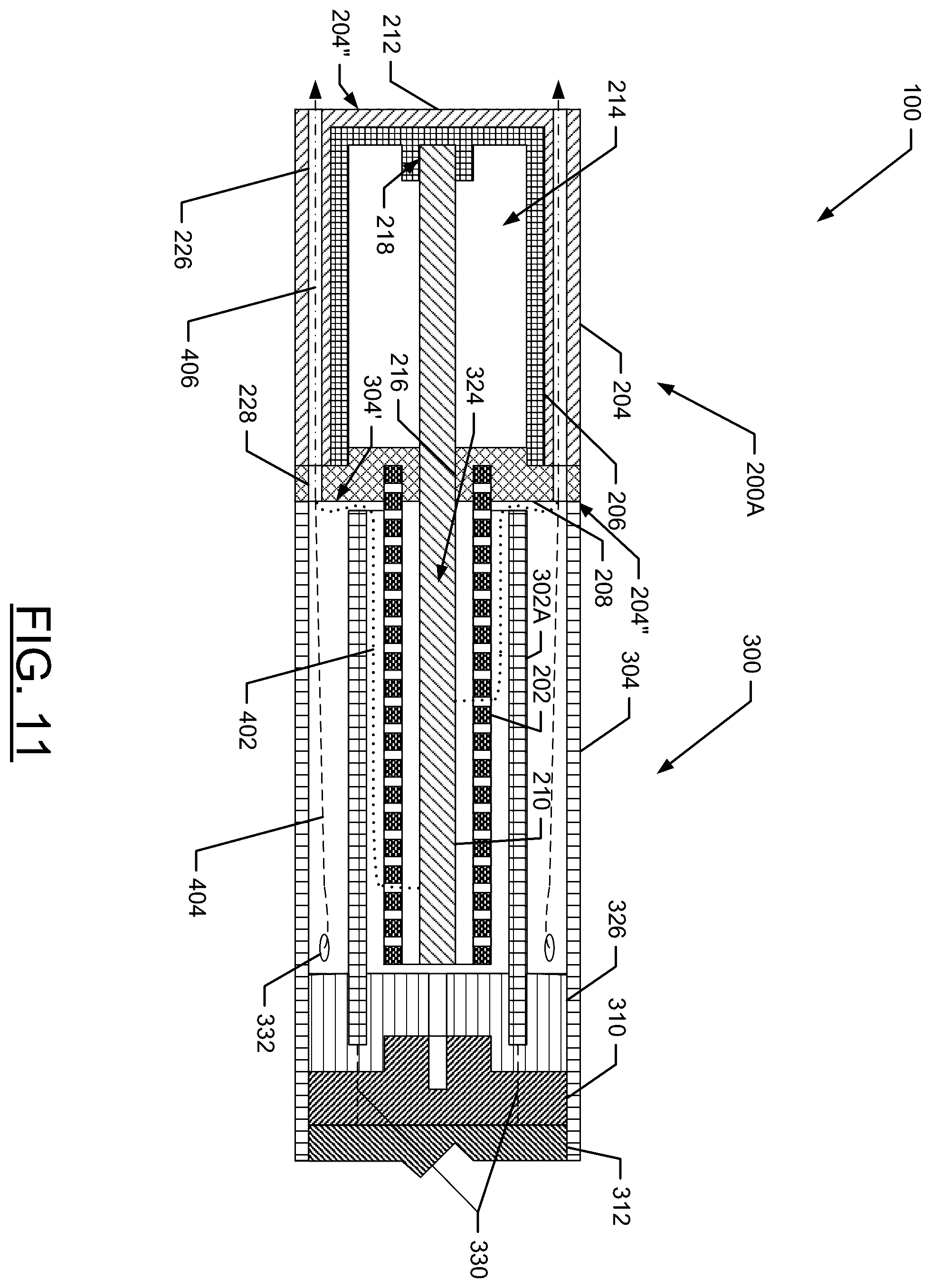 Patent US12599176 Figure 11 – Aerosol delivery device including a wirelessly-heated atomizer and related method