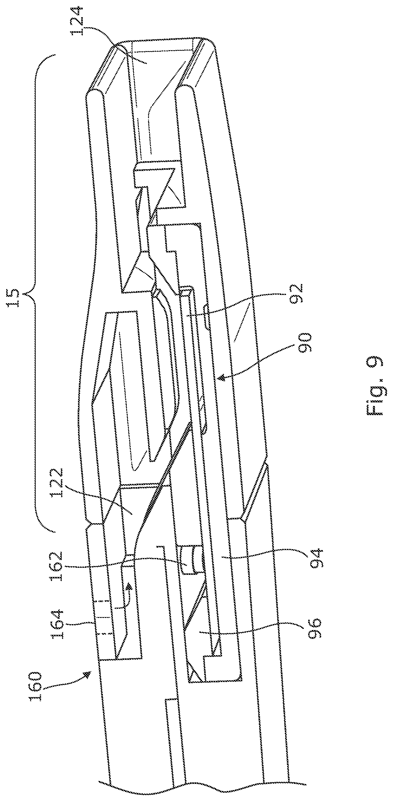 Patent US12599177 Figure 9 – Mouthpiece assembly for an inhalation device including a replaceable substrate component, and a replaceable substrate component therefor