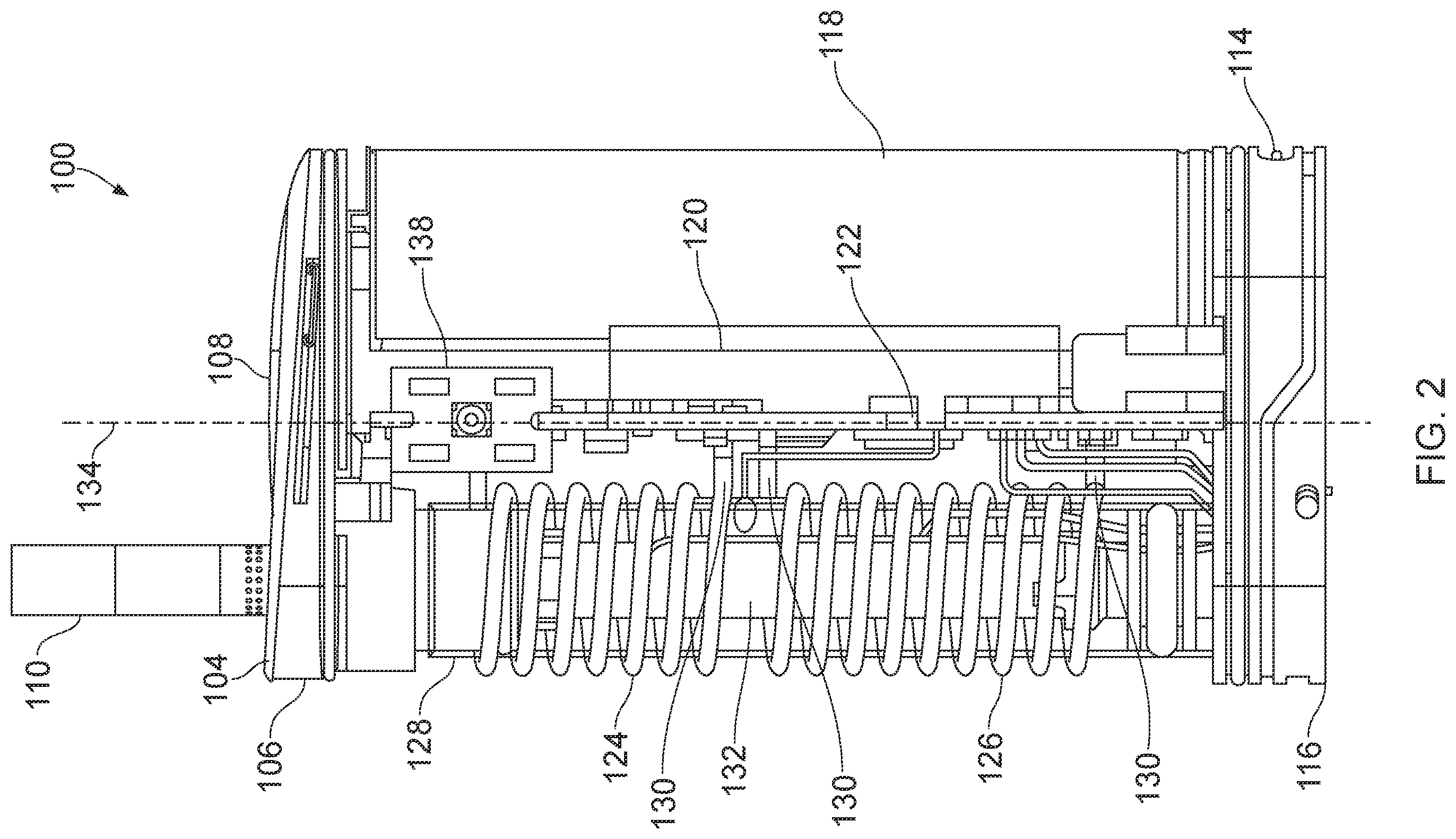Patent US12599180 Figure 2 – Low-power-consumption aerosol provision device with visual indicator