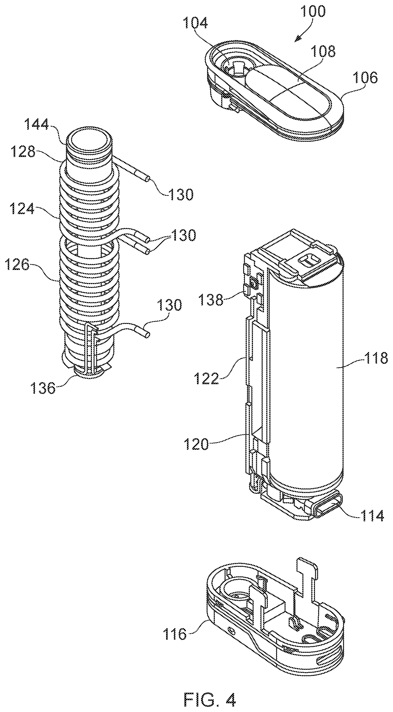 Patent US12599180 Figure 4 – Low-power-consumption aerosol provision device with visual indicator