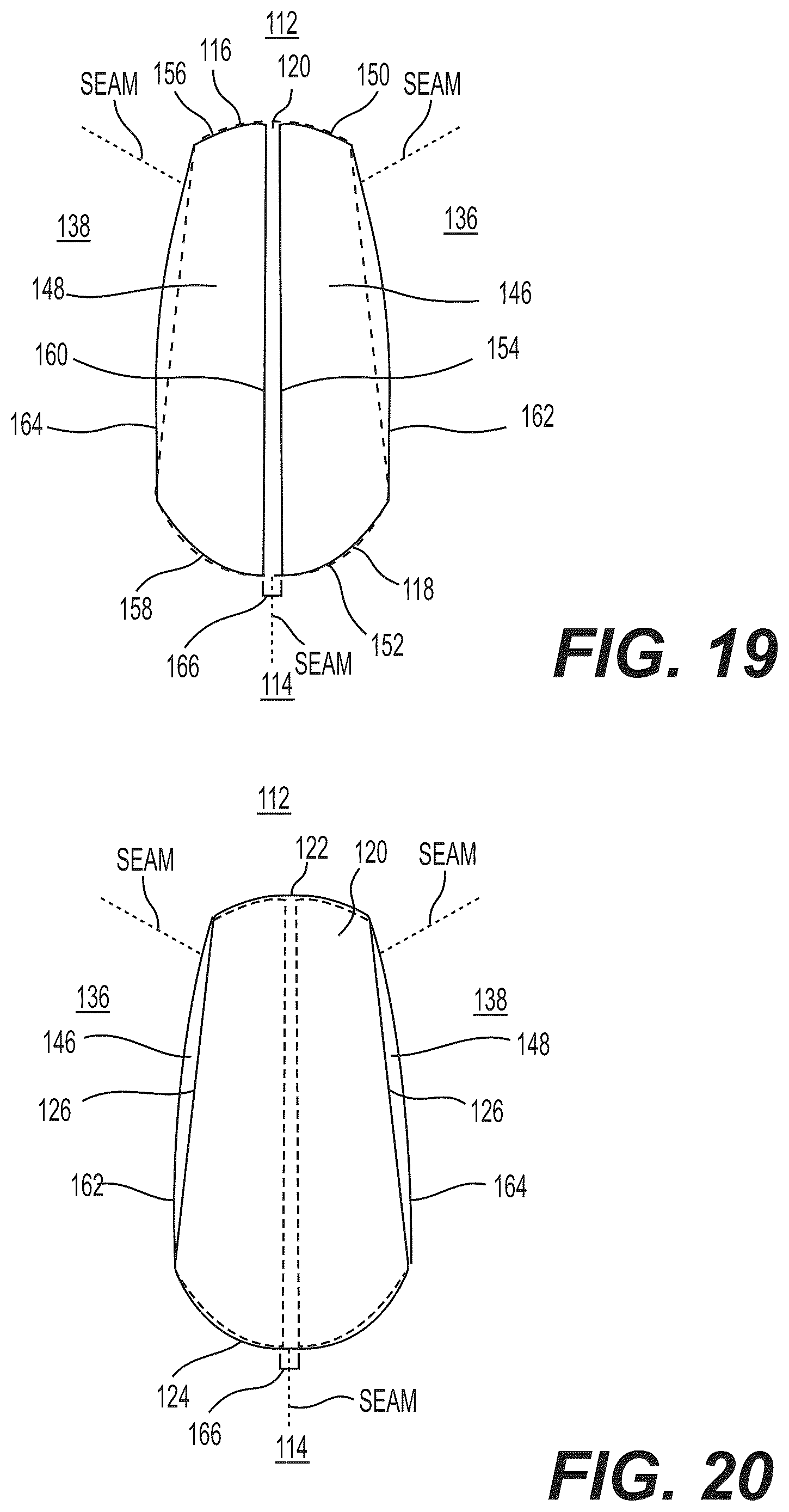 Patent US12599182 Figure 15 – Shaping garment with adjustable low back