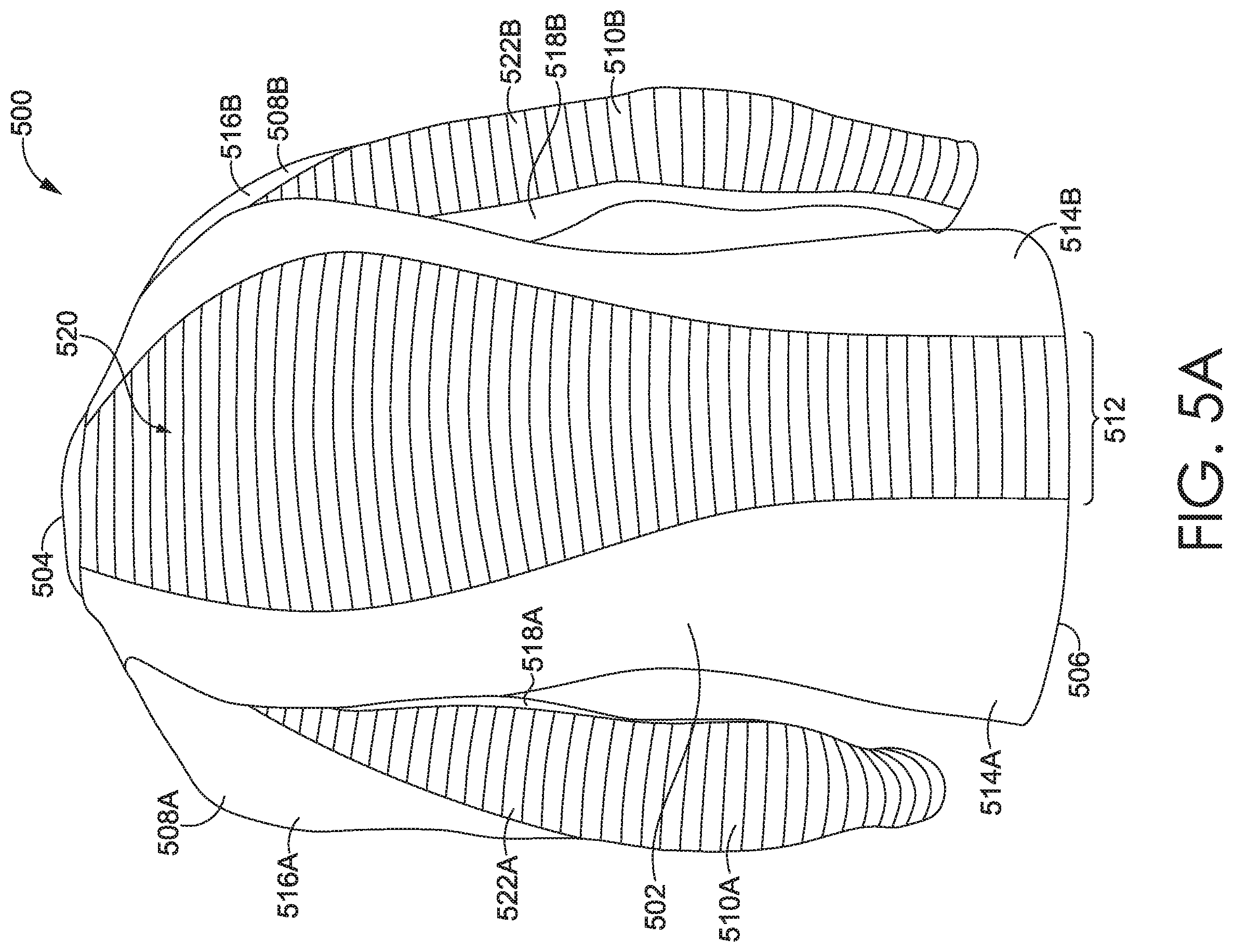 Patent US12599187 Figure 10 – Article with adaptive ventilation