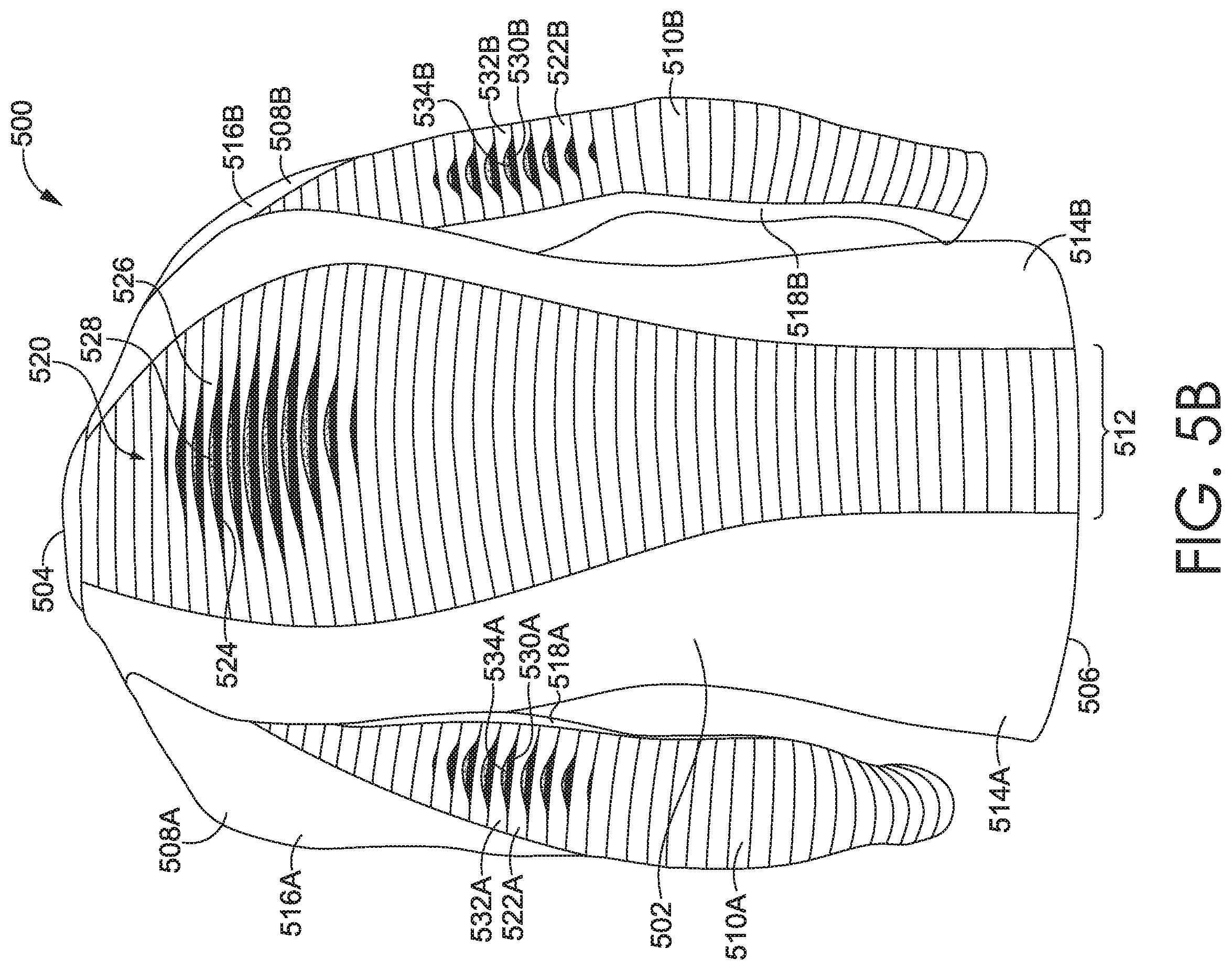 Patent US12599187 Figure 11 – Article with adaptive ventilation