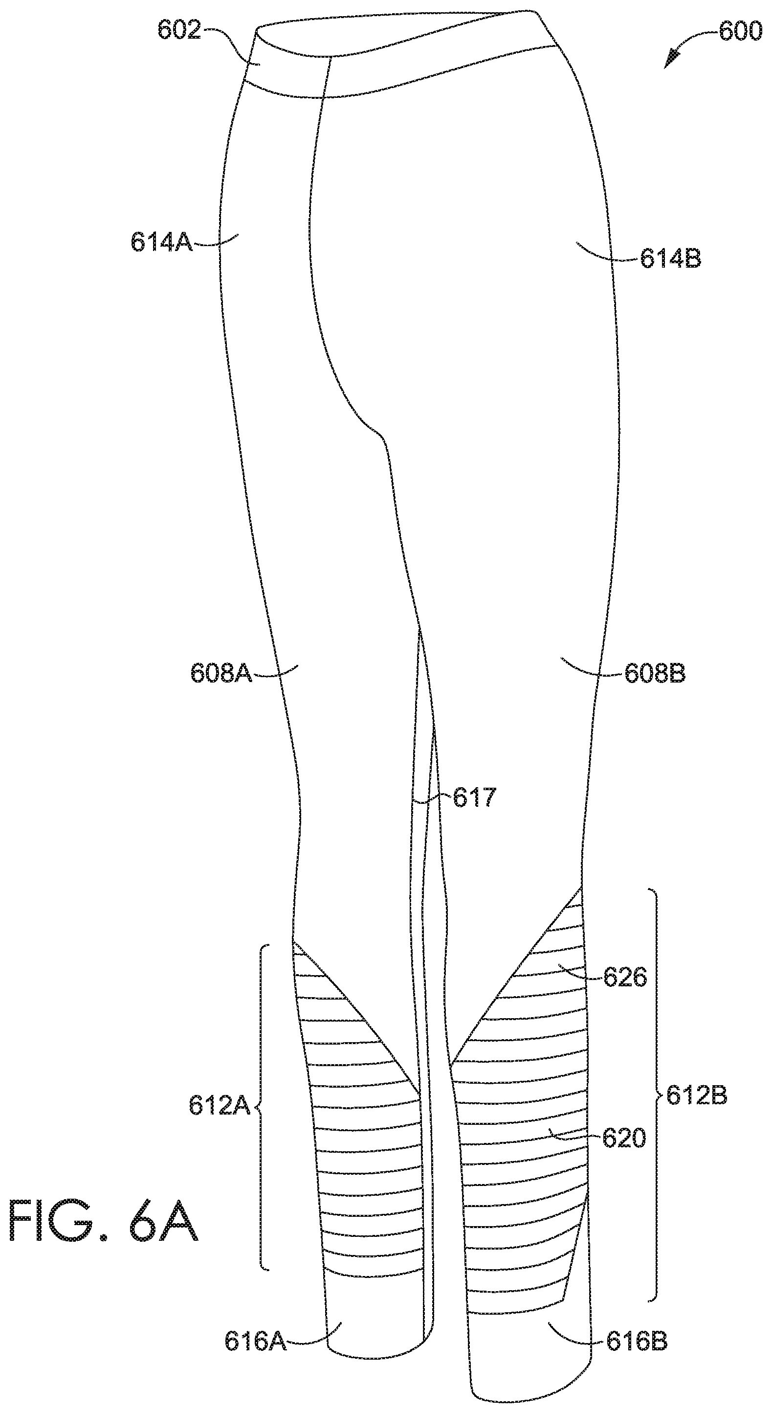 Patent US12599187 Figure 12 – Article with adaptive ventilation