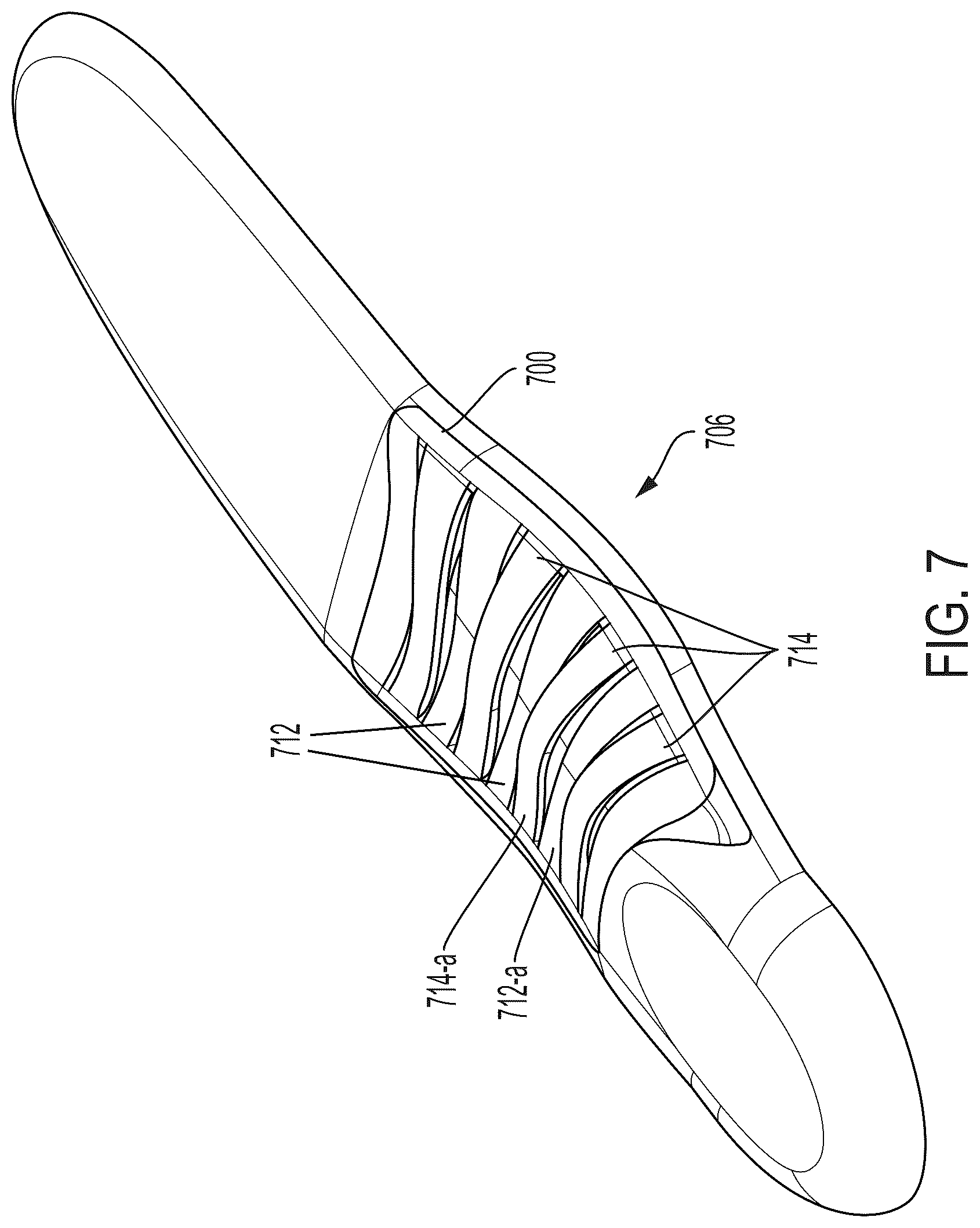 Patent US12599192 Figure 8 – Flexible arch support for footwear