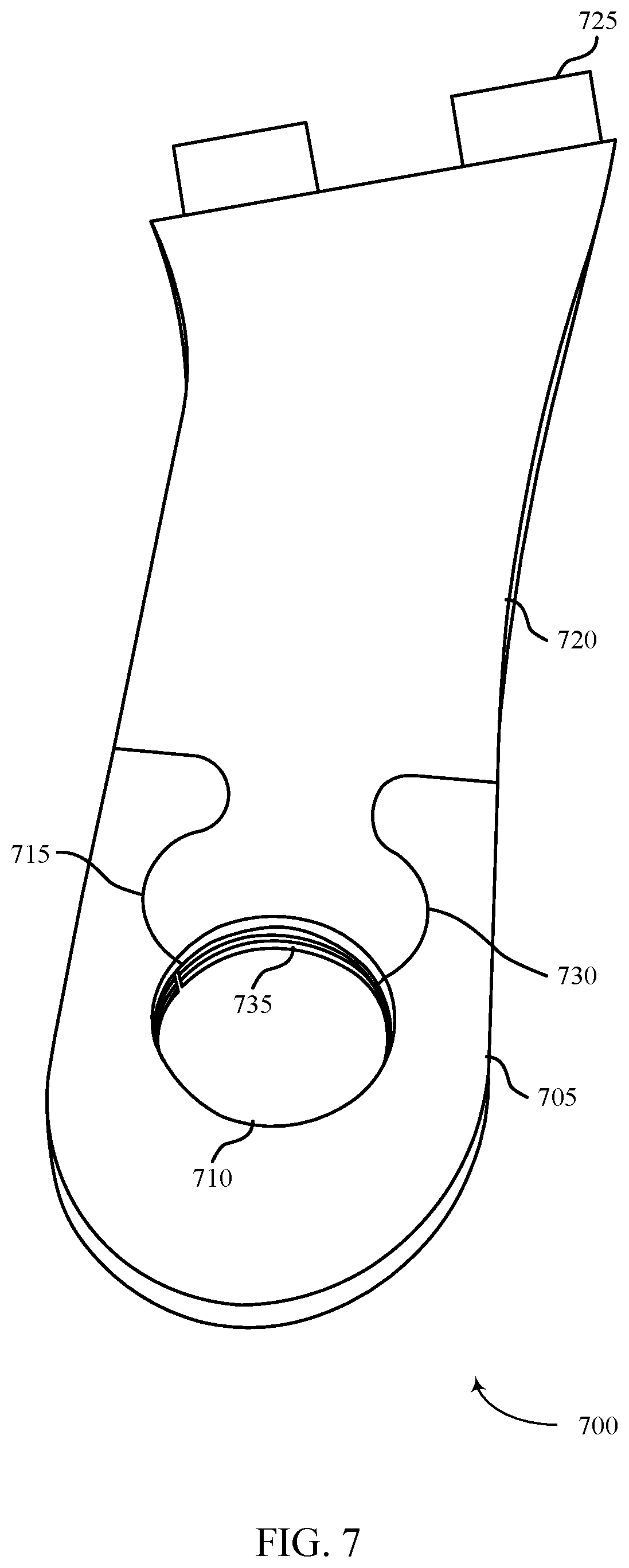 Patent US12599195 Figure 7 – Fully convertible high heel-to-flat shoe
