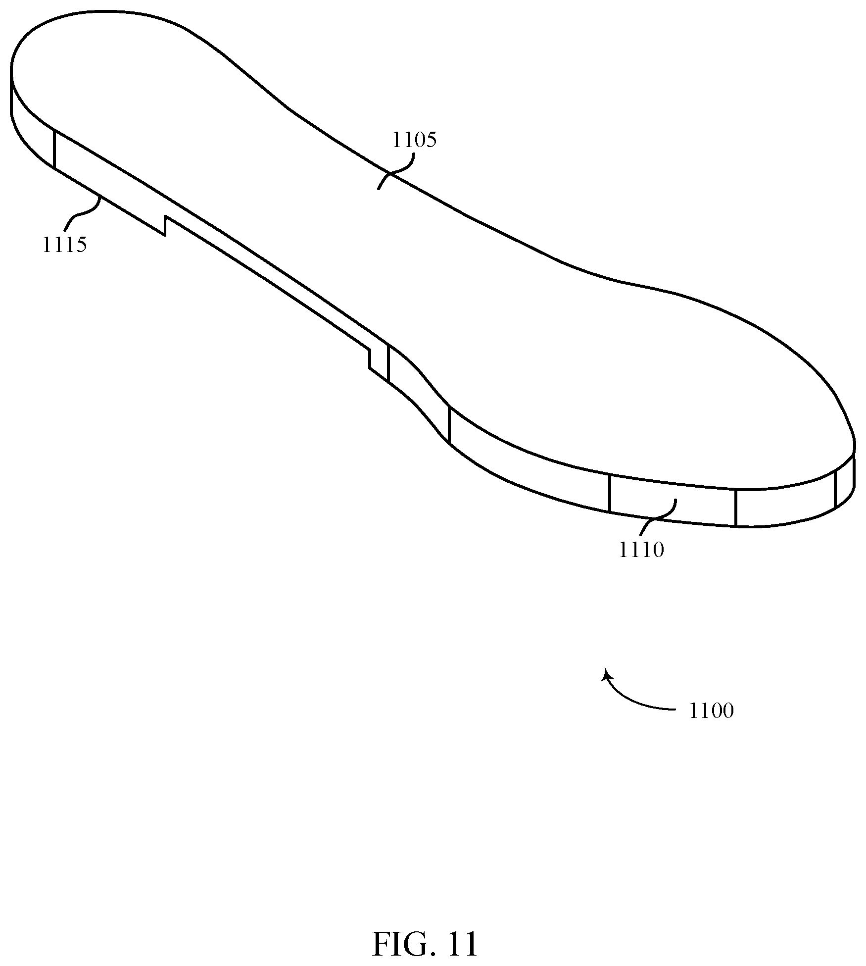 Patent US12599195 Figure 11 – Fully convertible high heel-to-flat shoe
