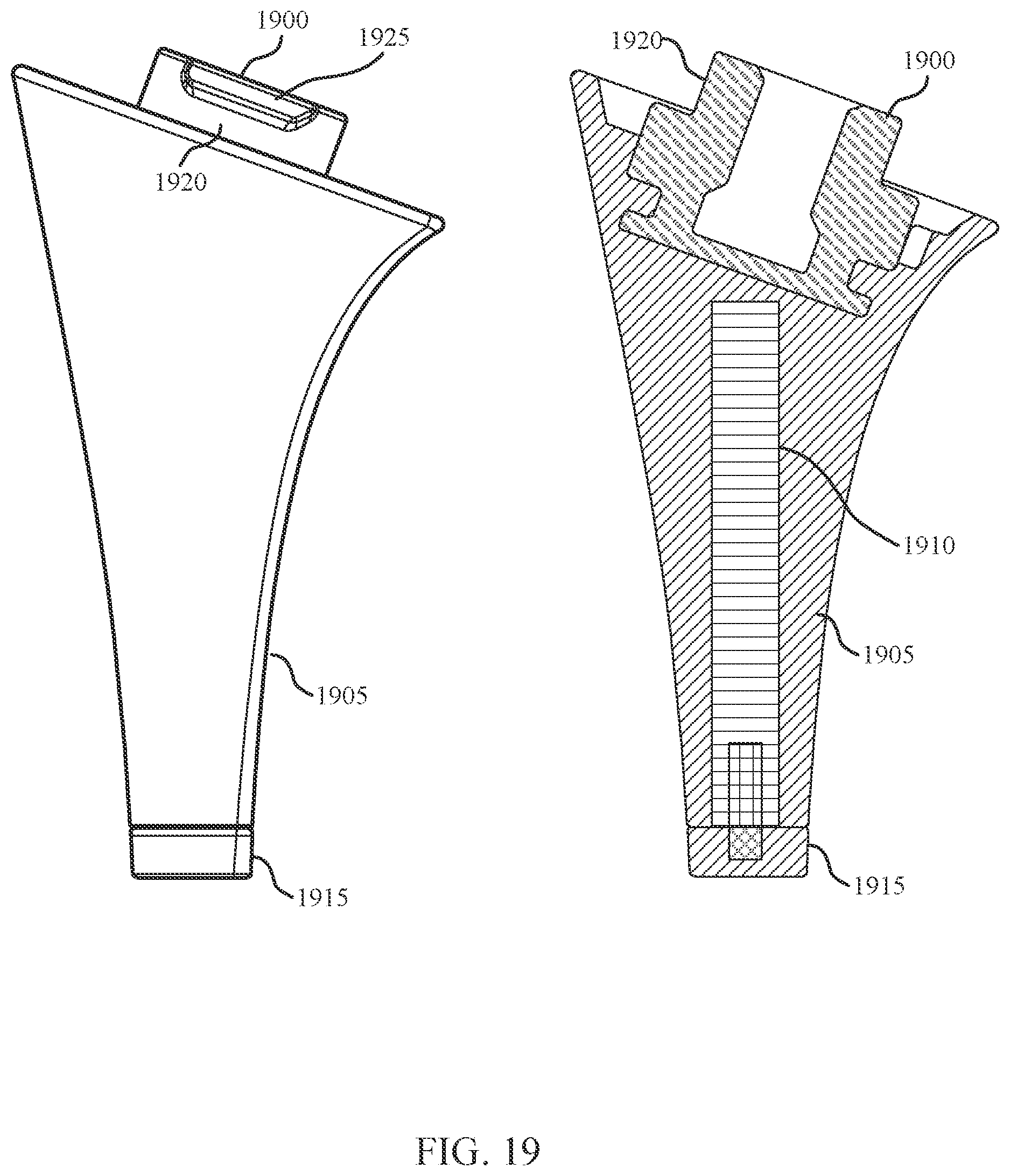 Patent US12599195 Figure 19 – Fully convertible high heel-to-flat shoe