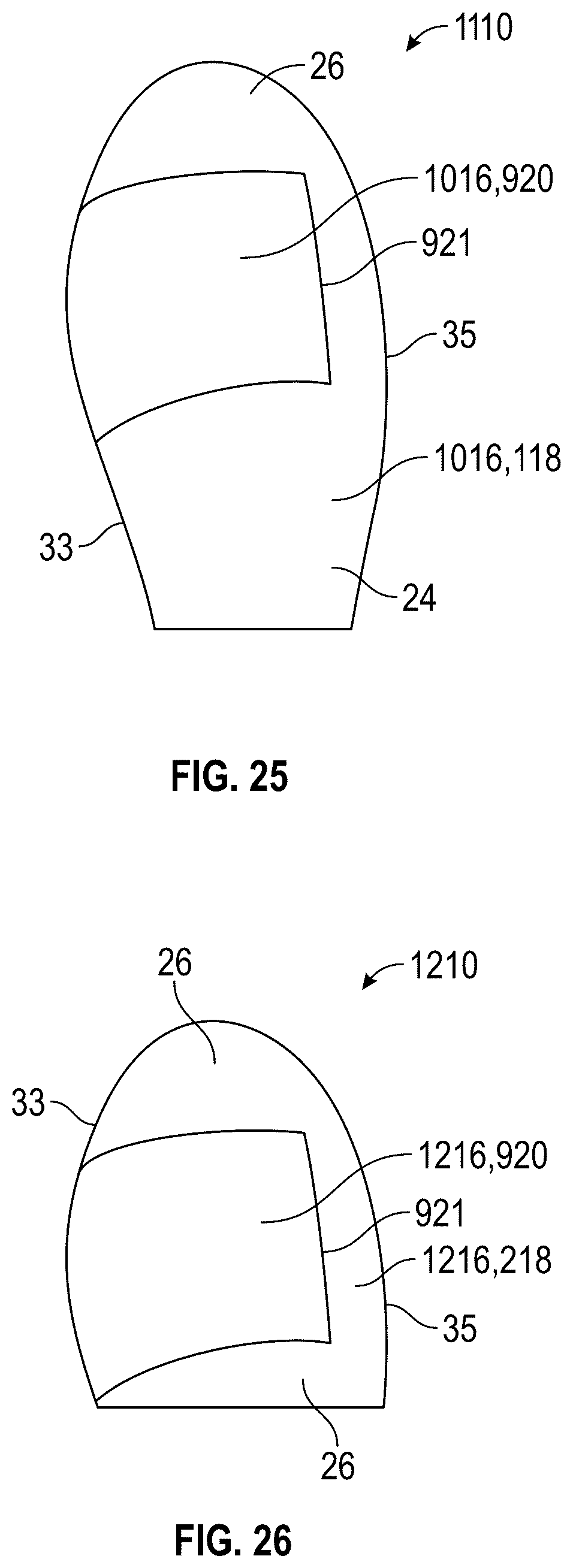 Patent US12599196 Figure 13 – Device for an article of footwear including a frame with a footwear plate