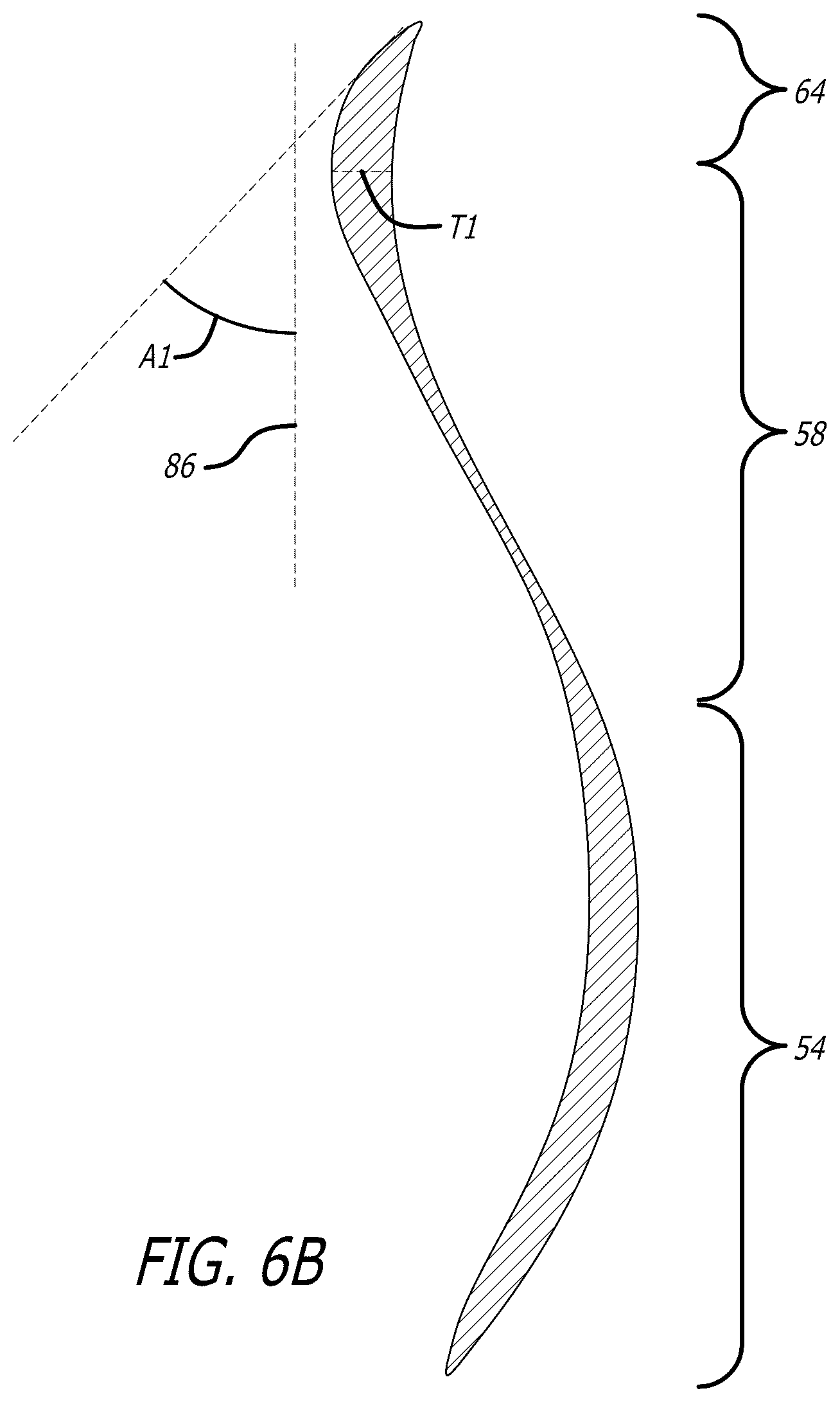 Patent US12599197 Figure 5 – Footwear heel counter for easier foot entry or removal