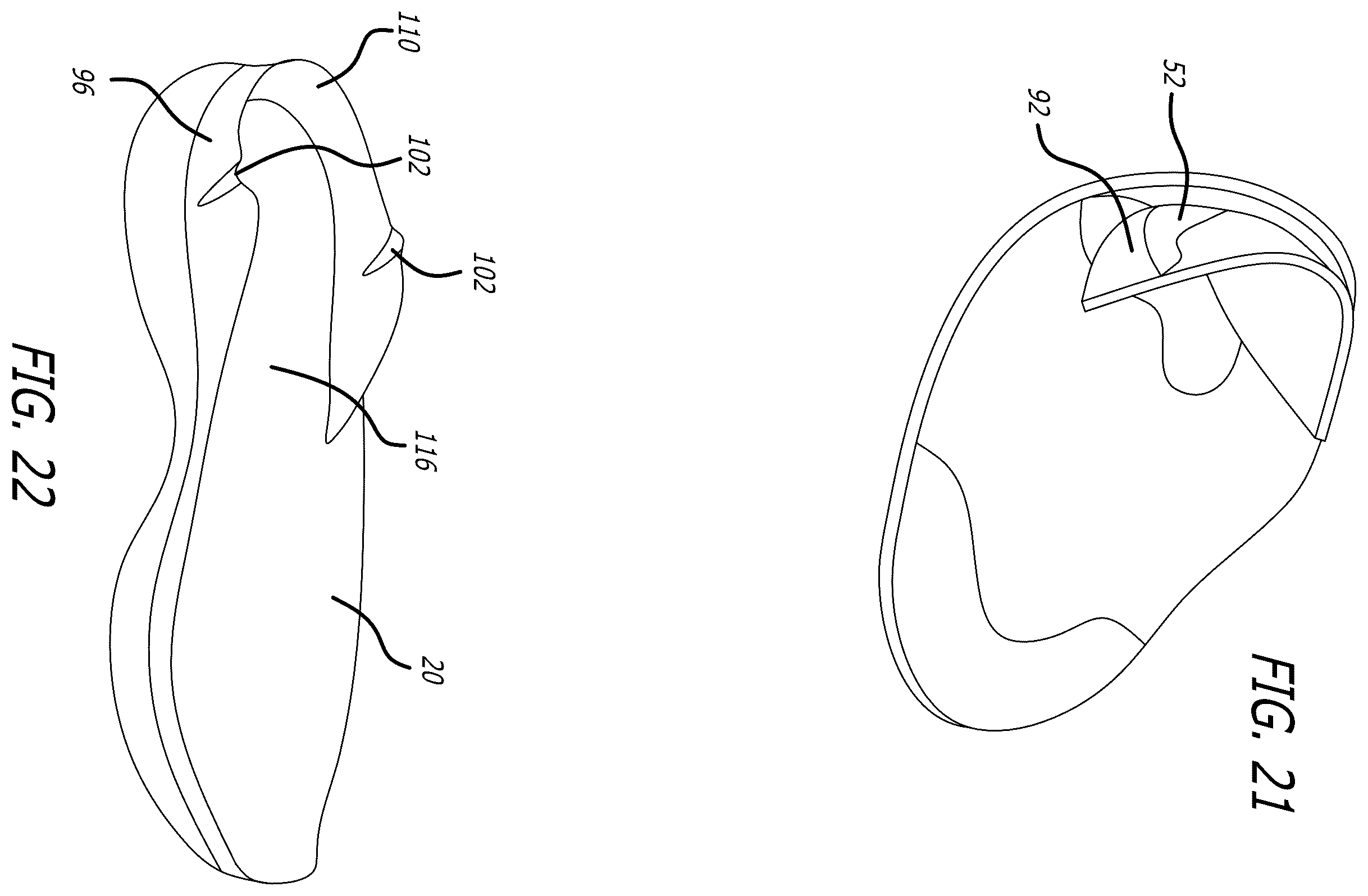Patent US12599197 Figure 16 – Footwear heel counter for easier foot entry or removal