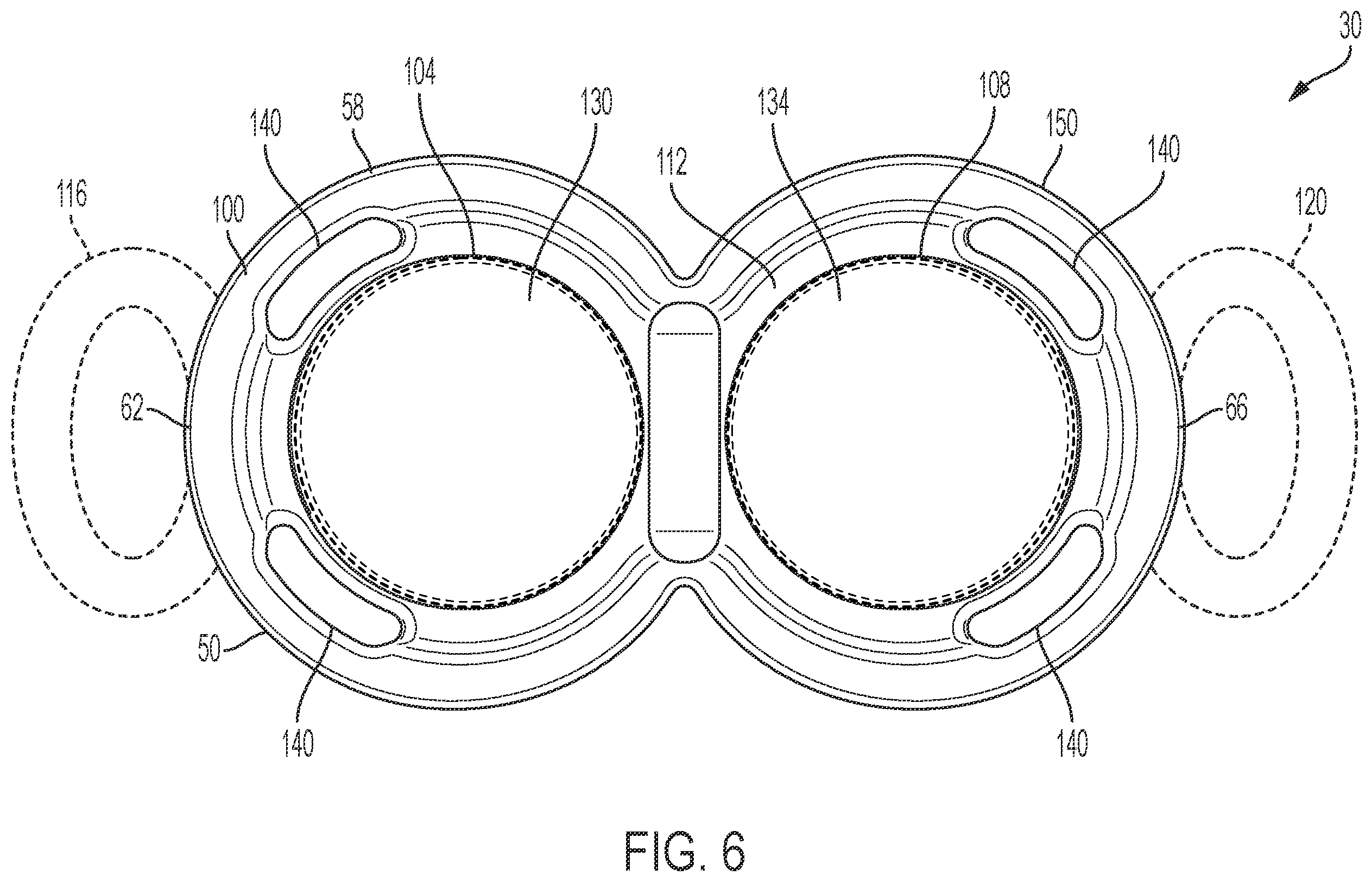 Patent US12599199 Figure 6 – Assembly for coupling an aesthetic member to an accessory