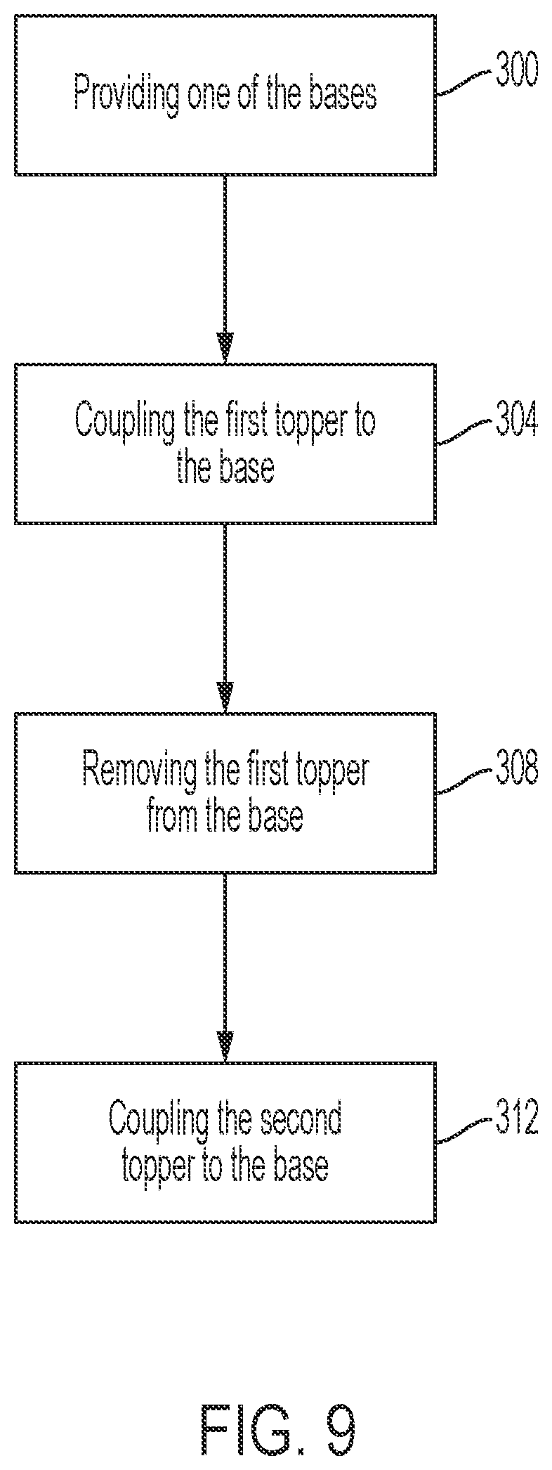 Patent US12599199 Figure 9 – Assembly for coupling an aesthetic member to an accessory