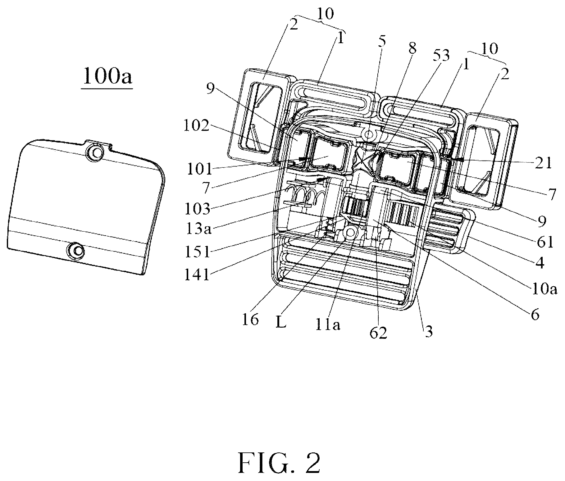 Patent US12599200 Figure 2 – Magnetic buckle assembly