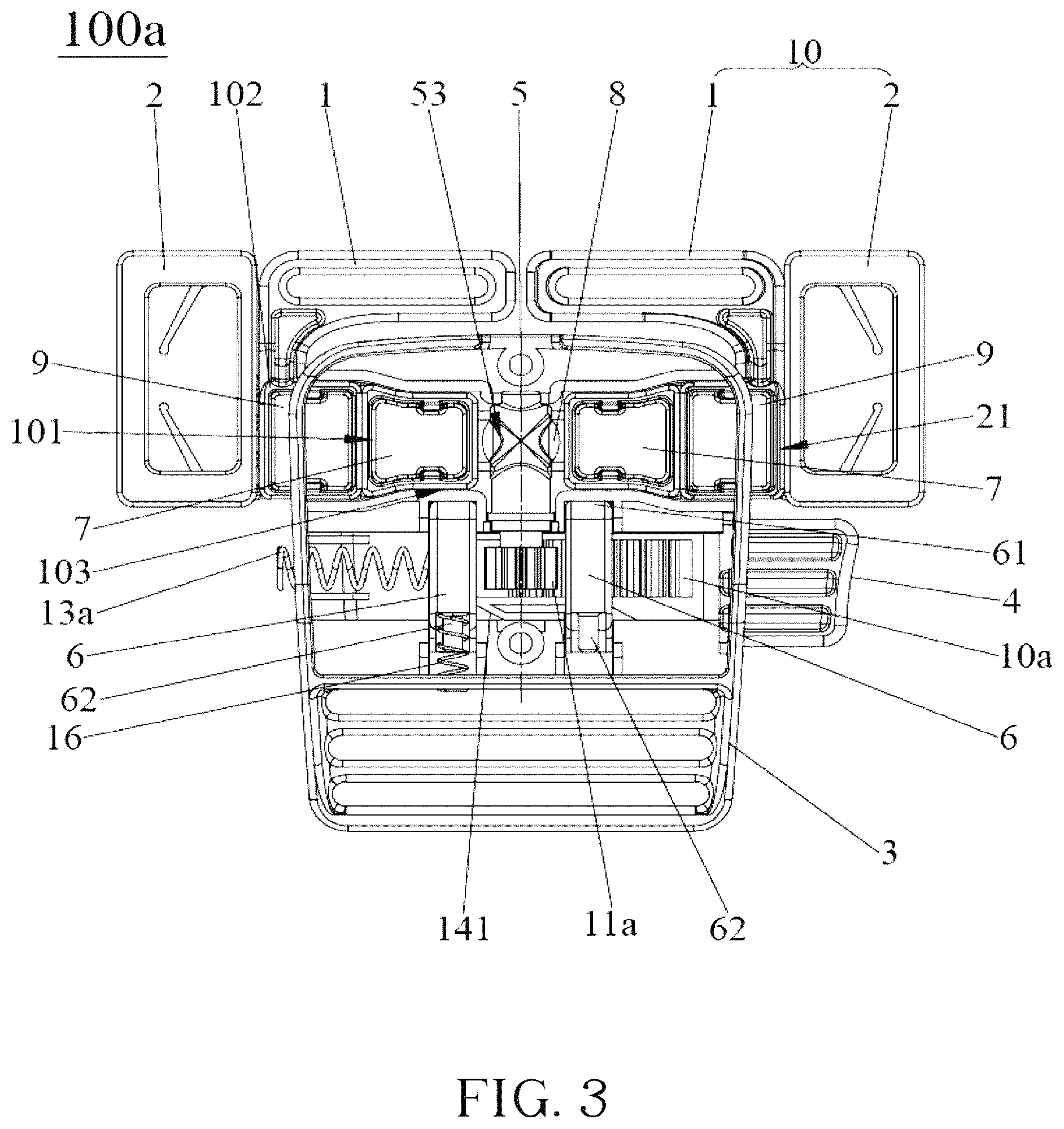 Patent US12599200 Figure 3 – Magnetic buckle assembly
