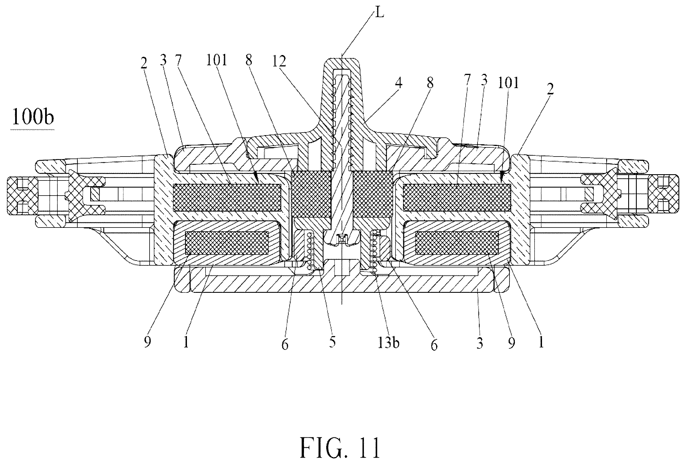 Patent US12599200 Figure 10 – Magnetic buckle assembly