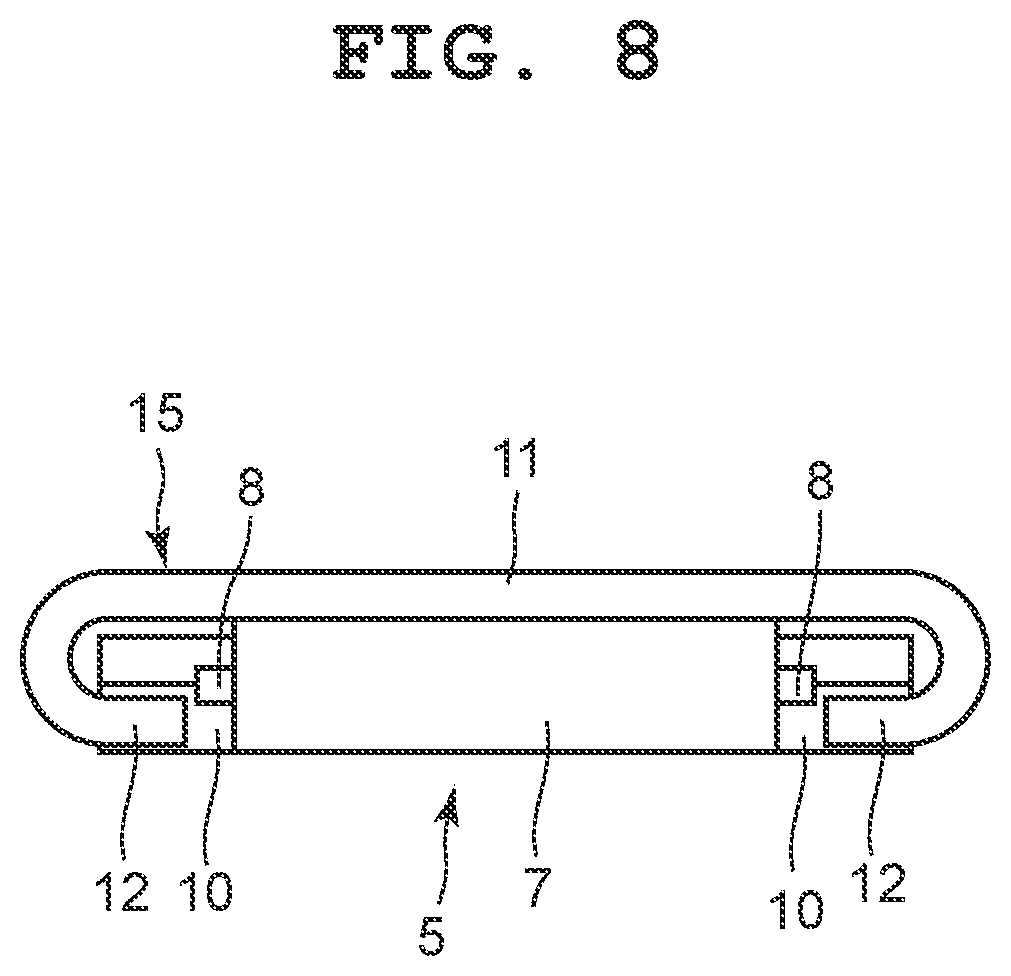 Patent US12599202 Figure 8 – Band and timepiece