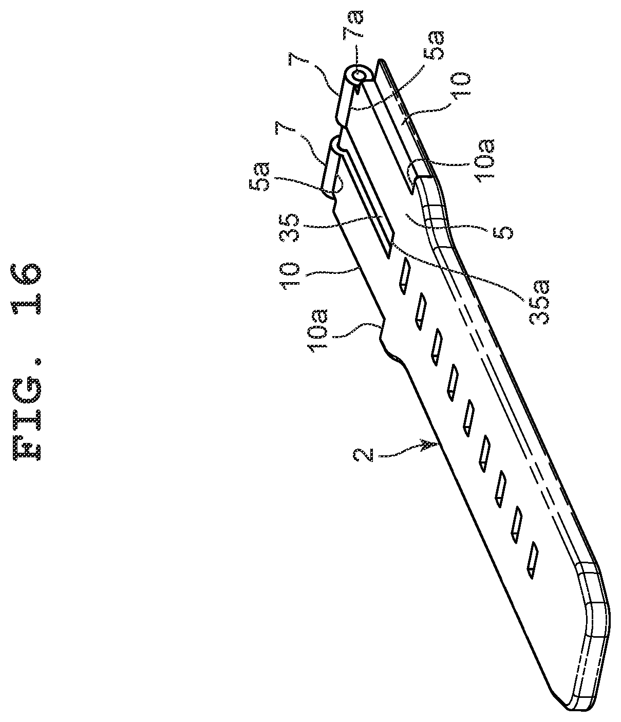 Patent US12599202 Figure 16 – Band and timepiece