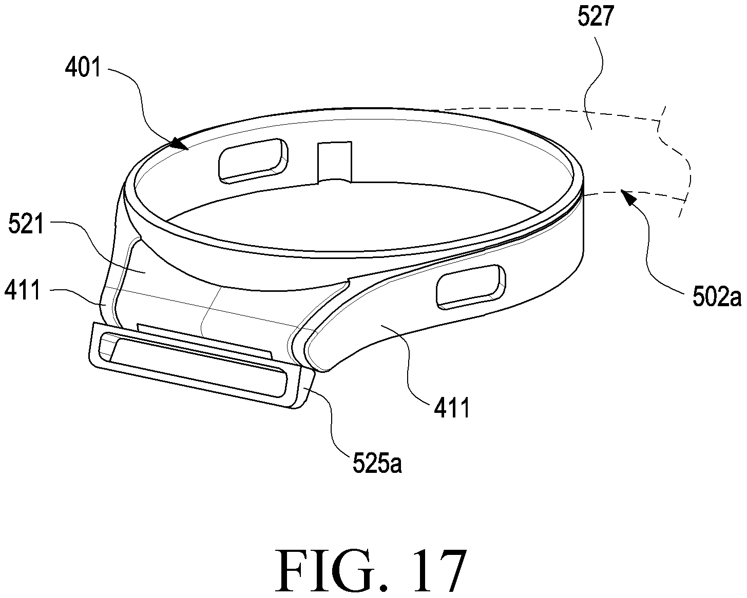 Patent US12599203 Figure 14 – Detachable wearing member and wearable electronic device including same