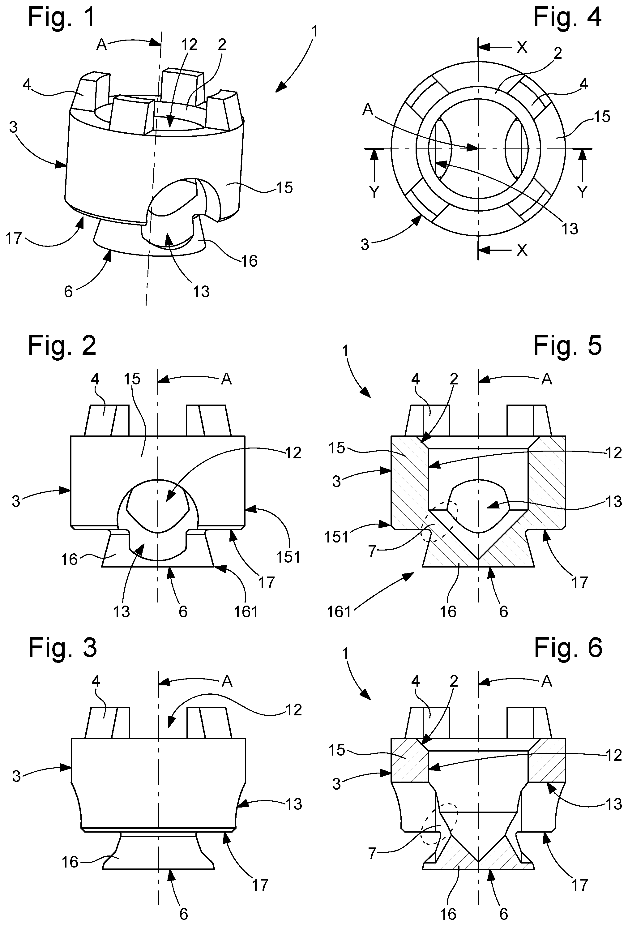 Patent US12599204 Figure 1 – Setting and method for setting a decorative assembly