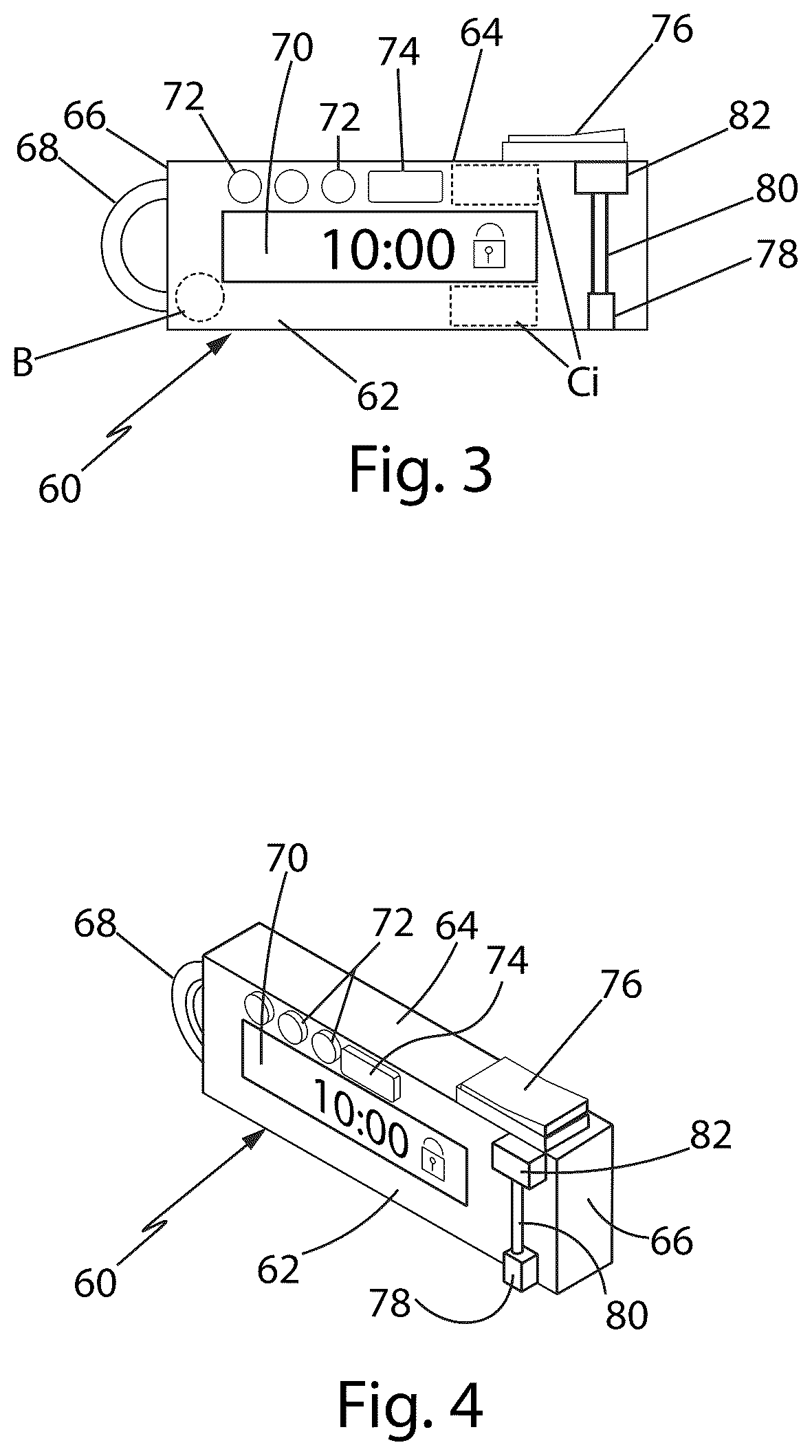 Patent US12599211 Figure 3 – Carrying case having timed locking assemblies to store phones