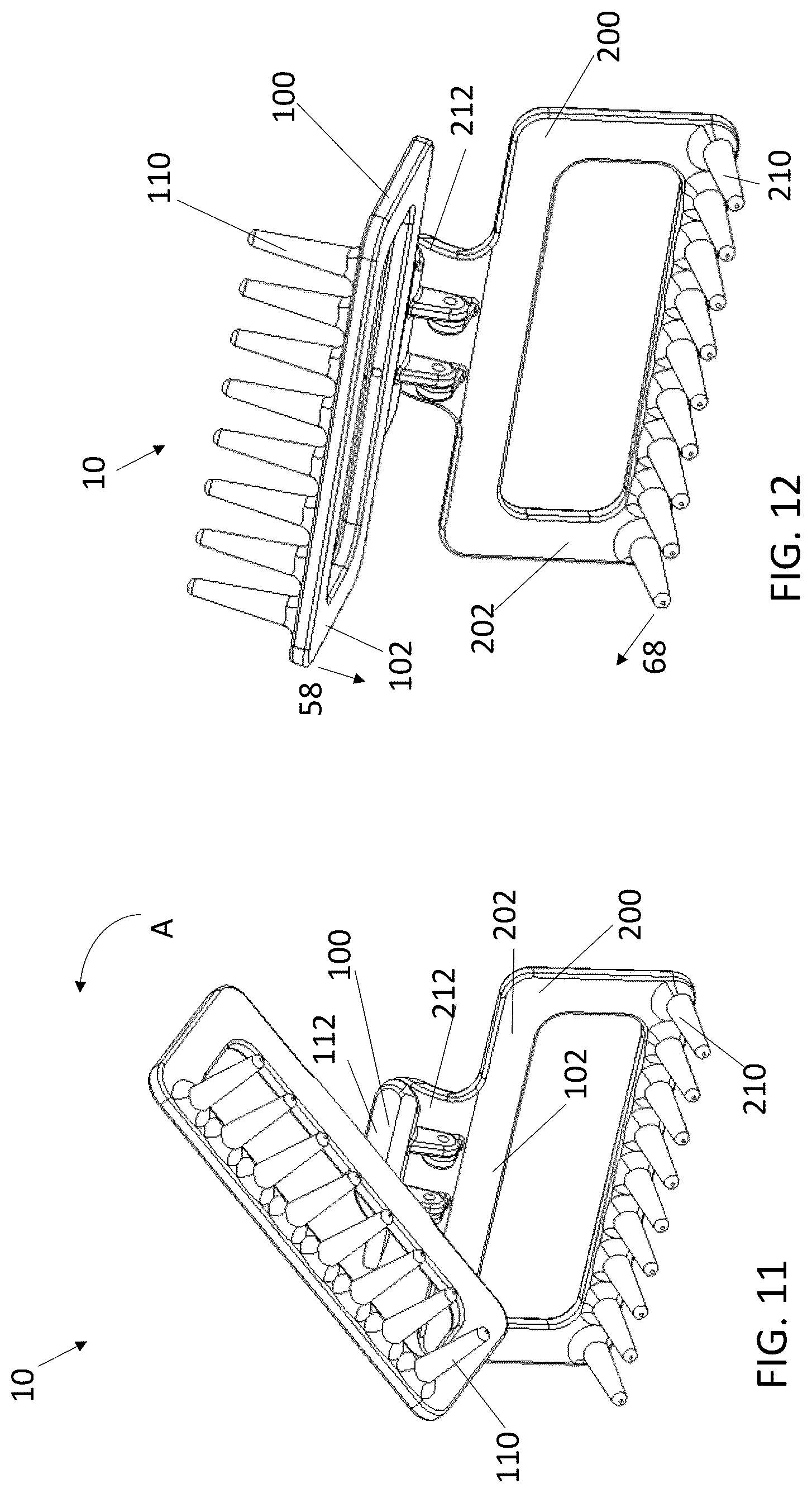 Patent US12599215 Figure 6 – Hair clip convertible comb