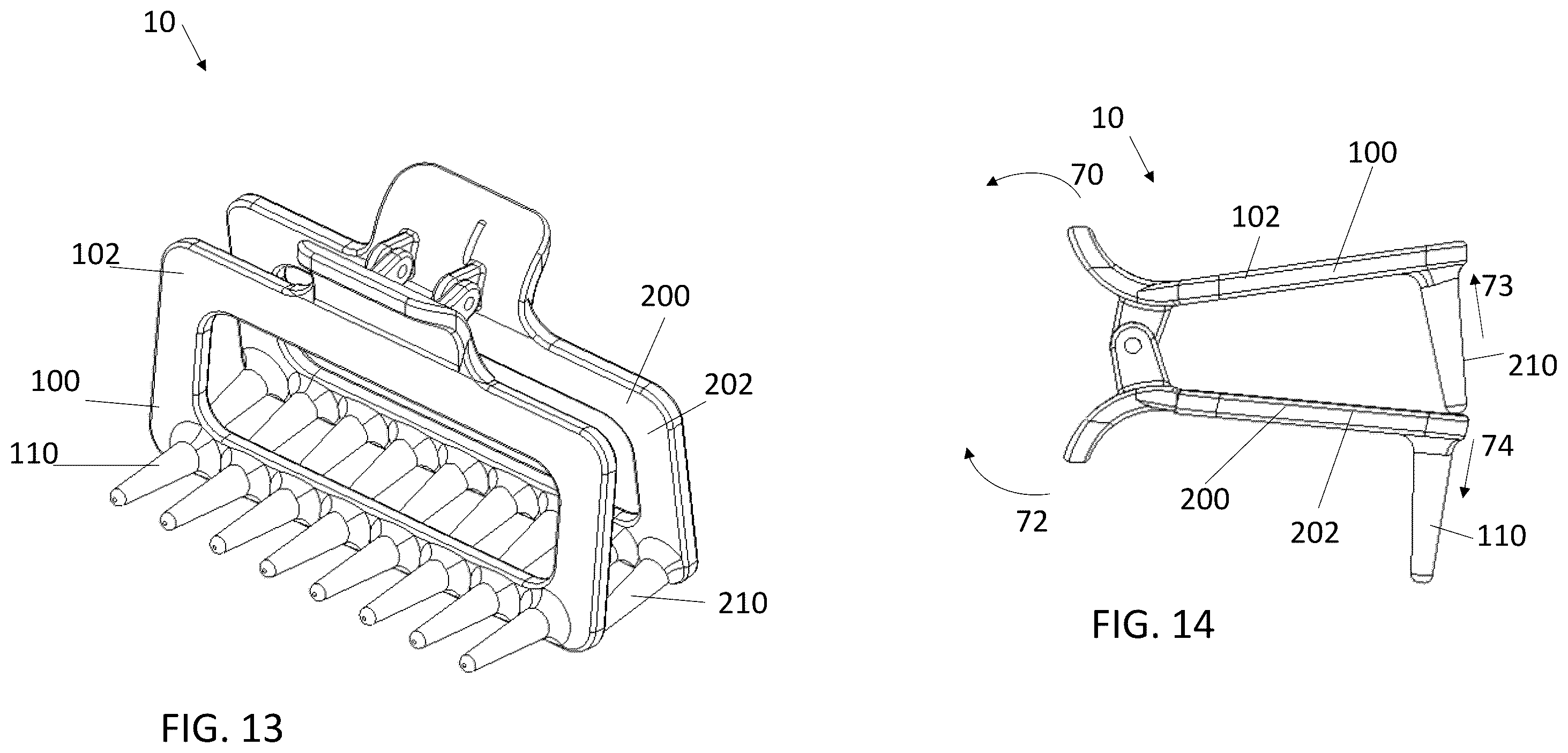Patent US12599215 Figure 7 – Hair clip convertible comb